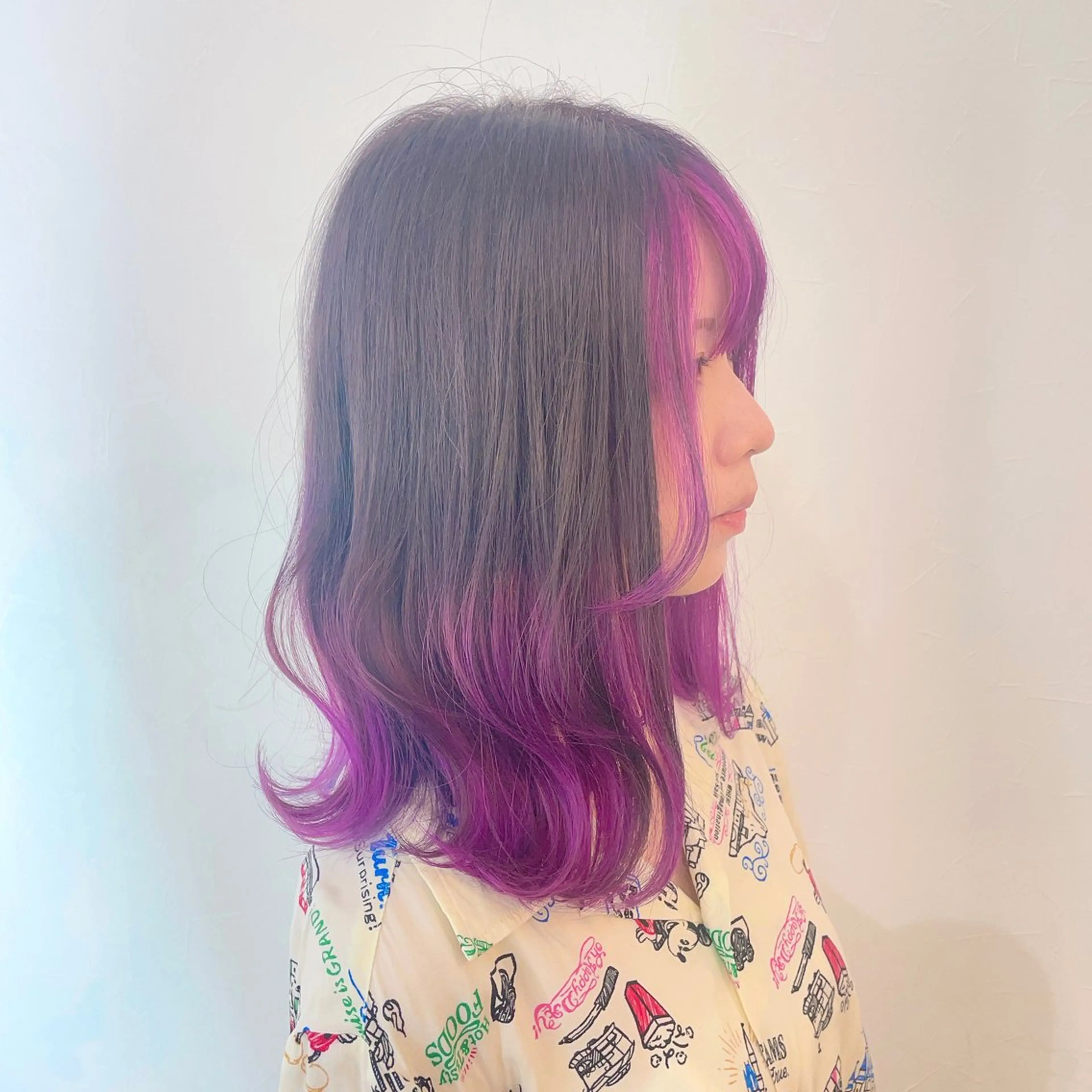セミロング カラー バレイヤージュ ミストバング ブリーチ ケアブリーチ ダブルカラー ヘアカラー トリートメント Lilith所属・デザインカラー 髪質改善Lilithのその他イメージ