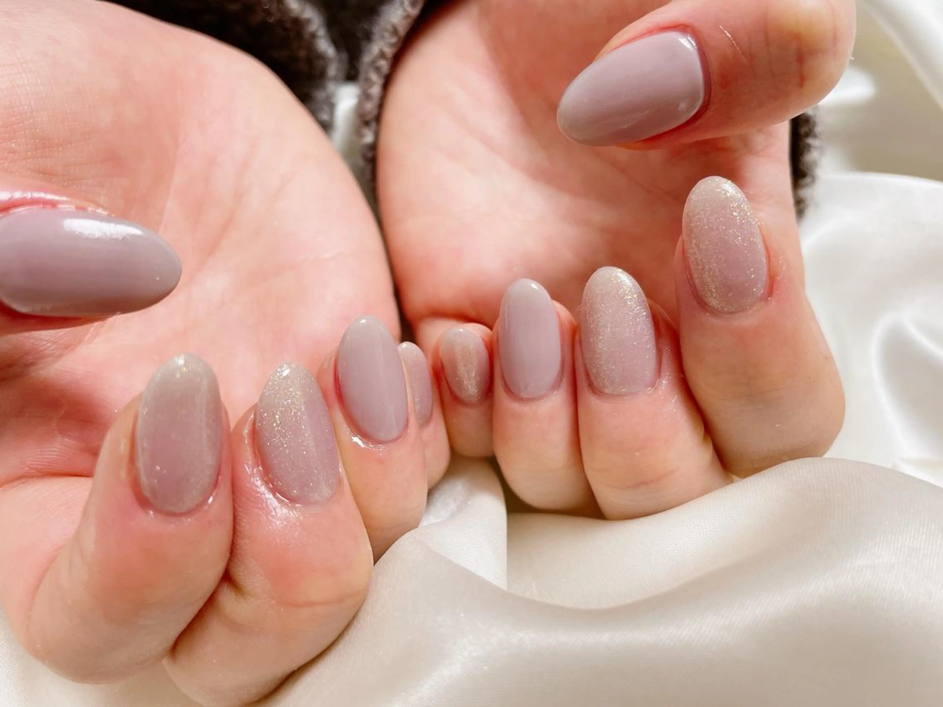 ネイル ラメ(グリッター) ハンドネイル mogunail &blowのネイルデザイン