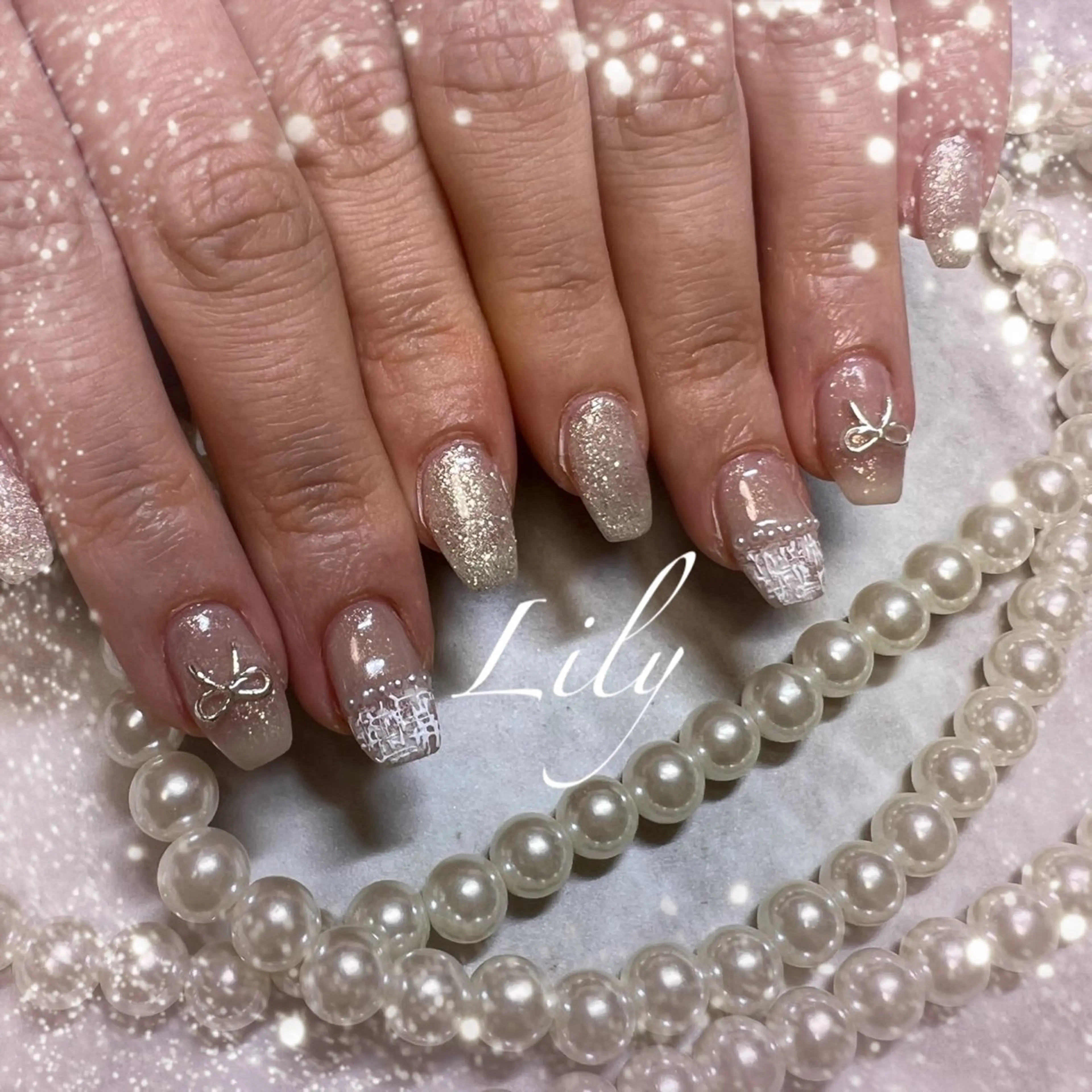 ネイル ハンドネイル Lily*nail 🌻Mii🌻のネイルデザイン
