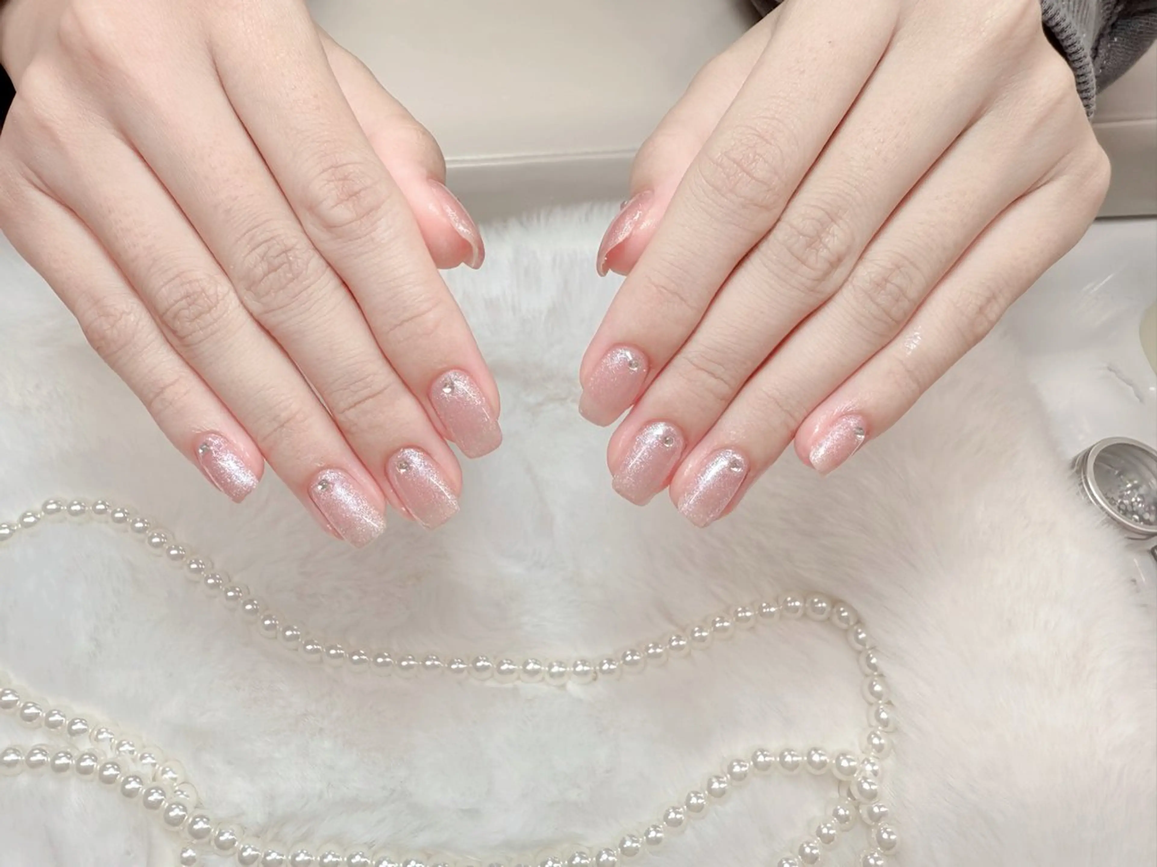 ネイル マグネットネイル マグネットワンカラー ワンカラーネイル Fancy Nailsalonのネイルデザイン