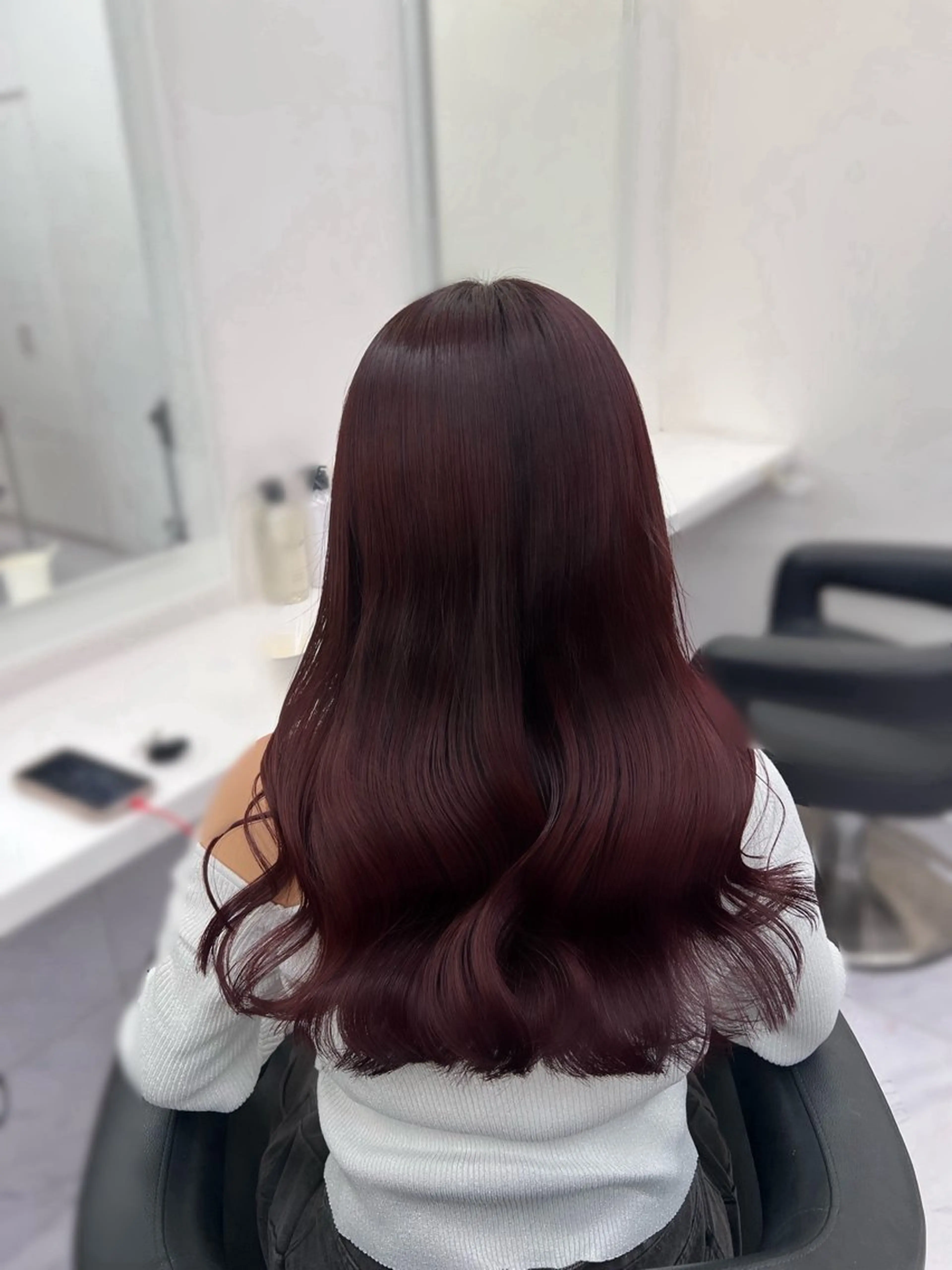 セミロング カラー ブリーチ ラベンダーカラー ブリーチなしカラー 💖札幌カラー 指名No.1💖玲奈のヘアスタイル