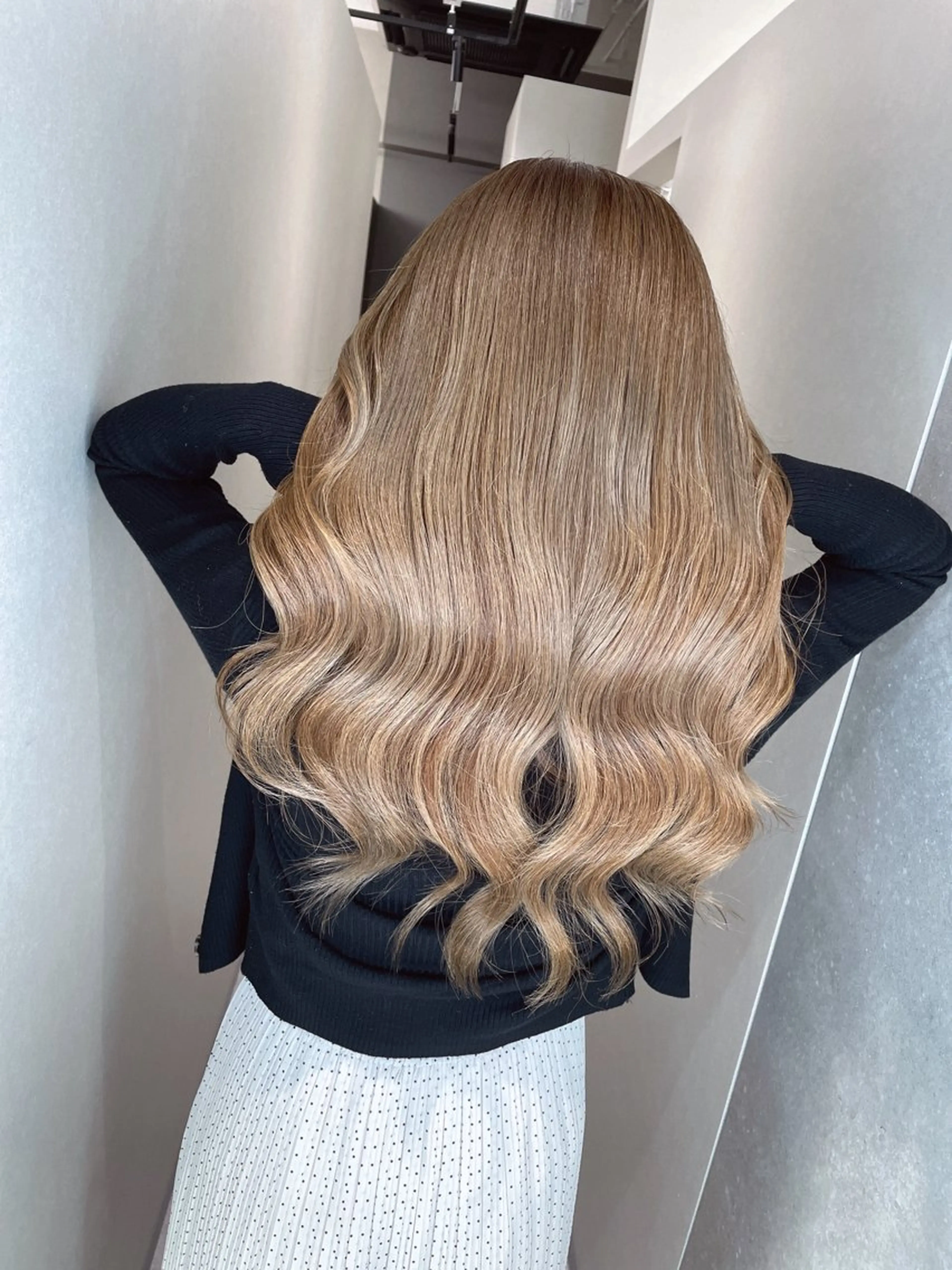 セミロング デート 今井 勝也のヘアスタイル