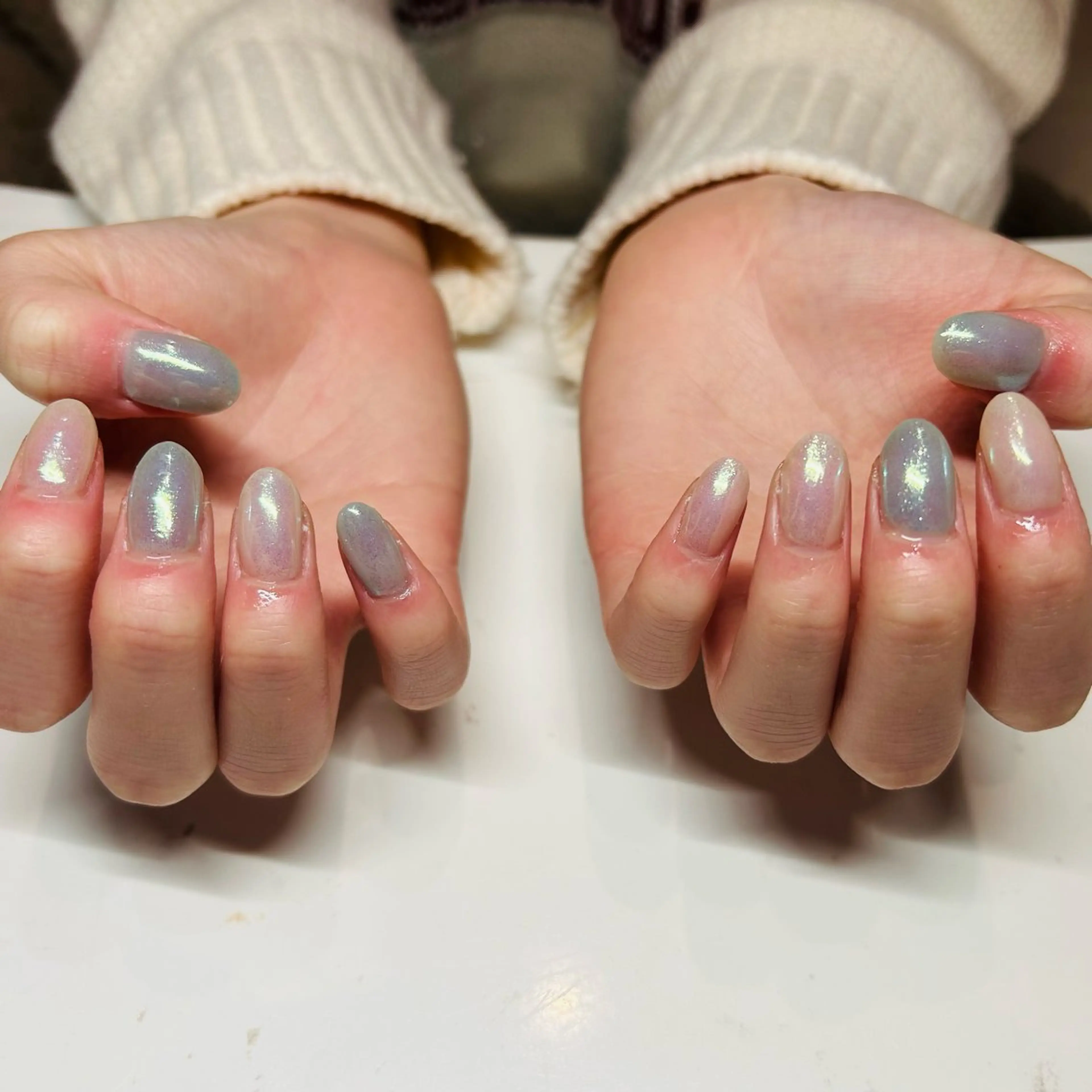 ネイル オーロラネイル マグネットネイル ハンドネイル イーミリー市川店 yukariのネイルデザイン