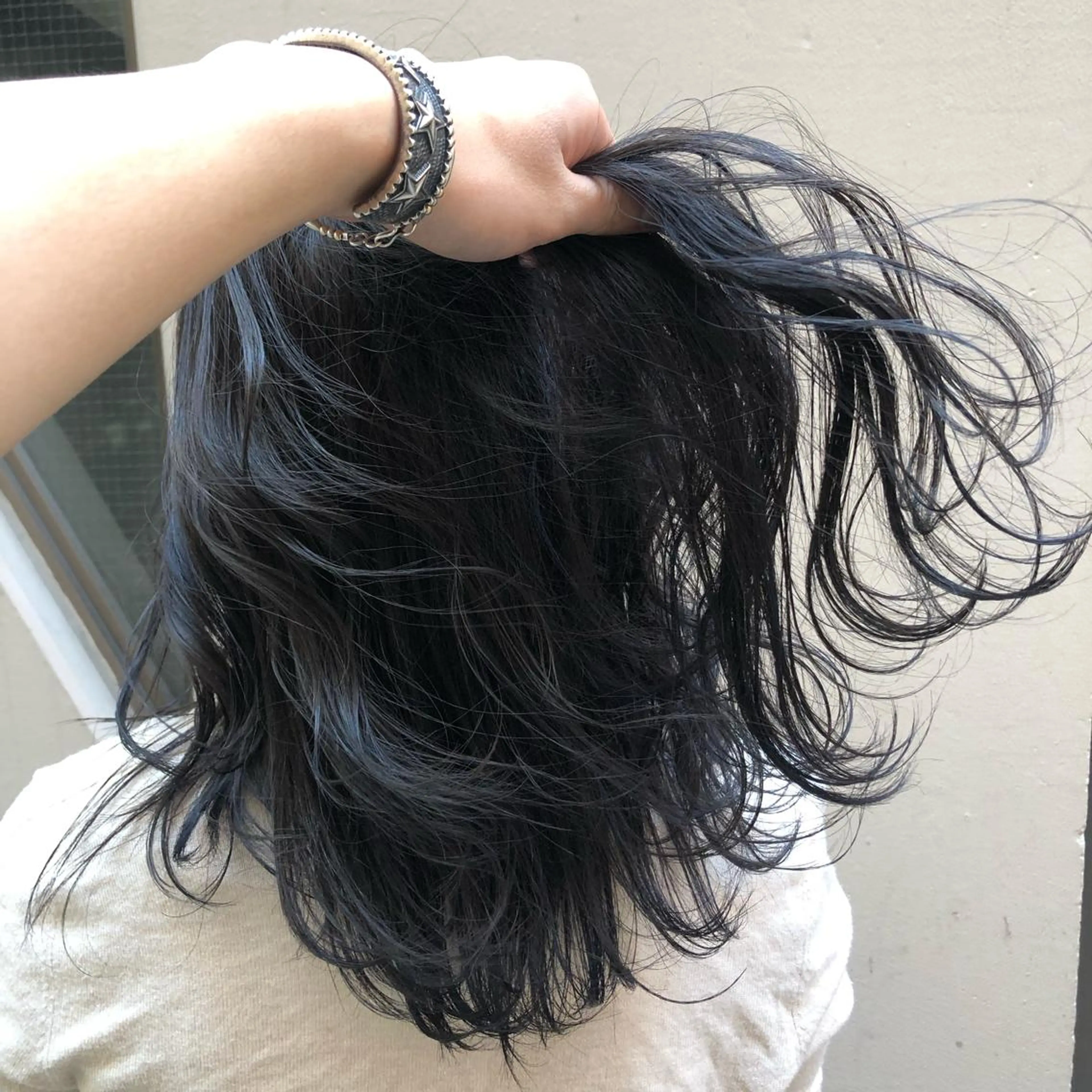 ミディアム 韓国ヘア 店長NEGIのヘアスタイル