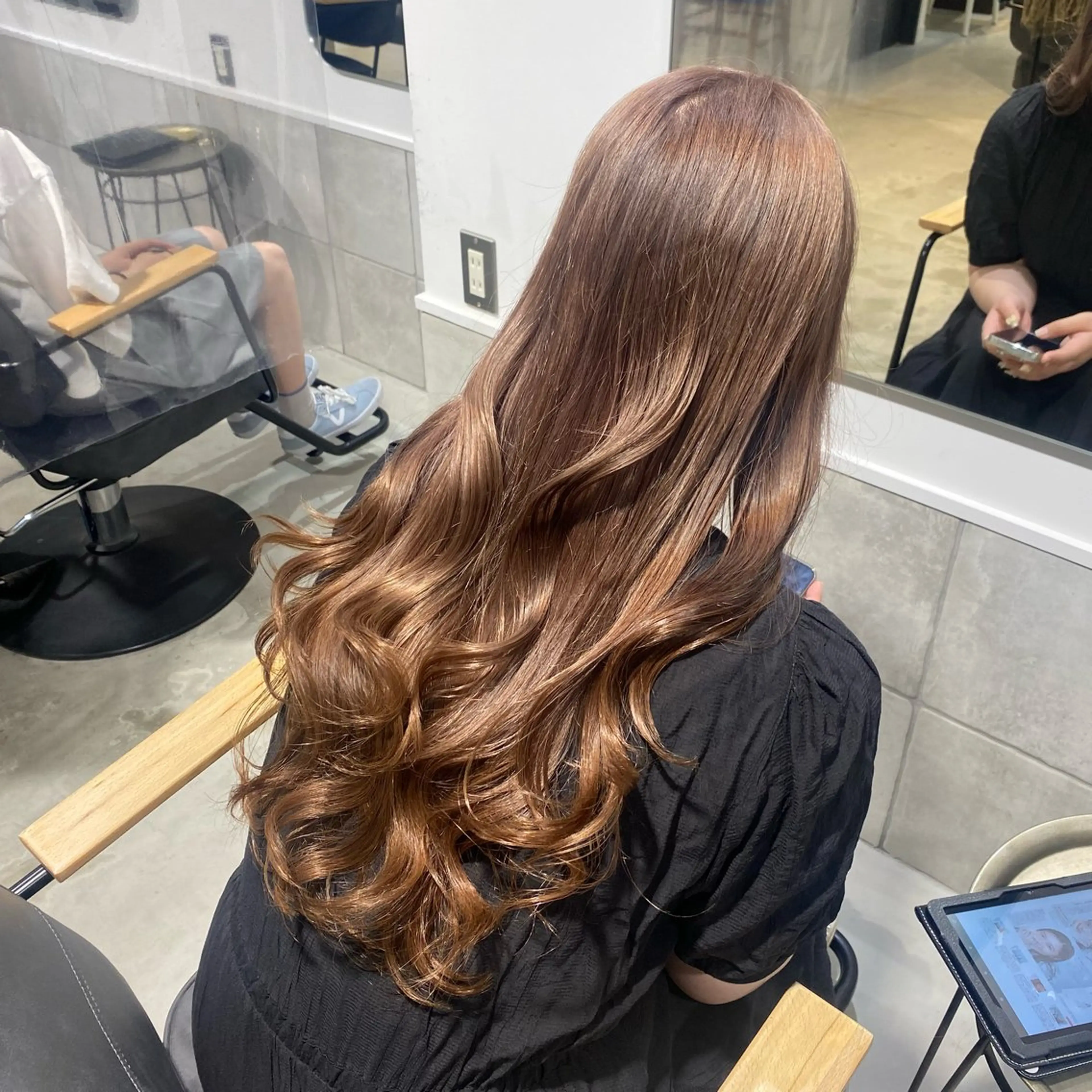 ロング カラー ベージュカラー 𝐇𝐢𝐧𝐚 ⟡.·のヘアスタイル