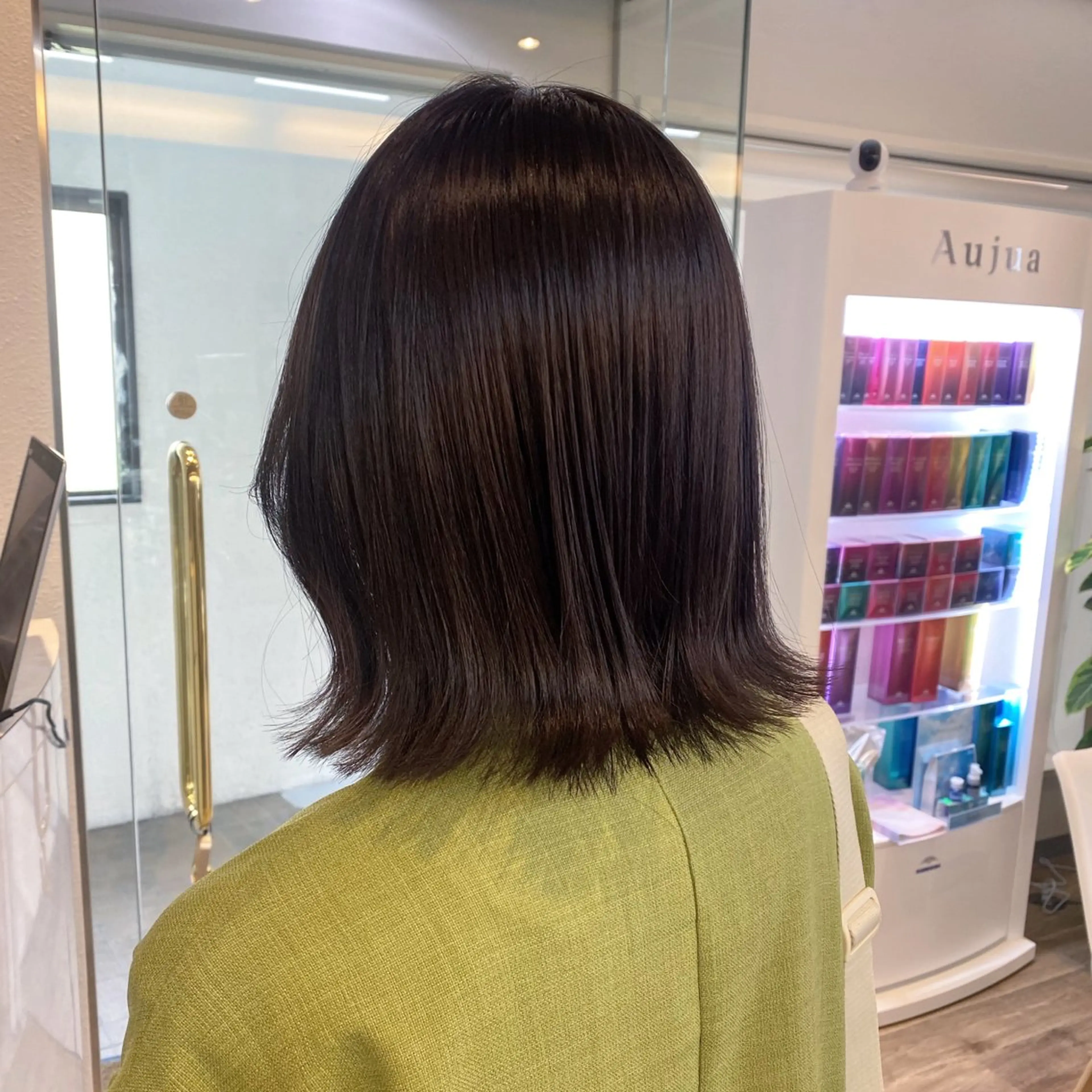 ミディアム カラー ブリーチなし透明感 🕊ワダ　ユイのヘアスタイル