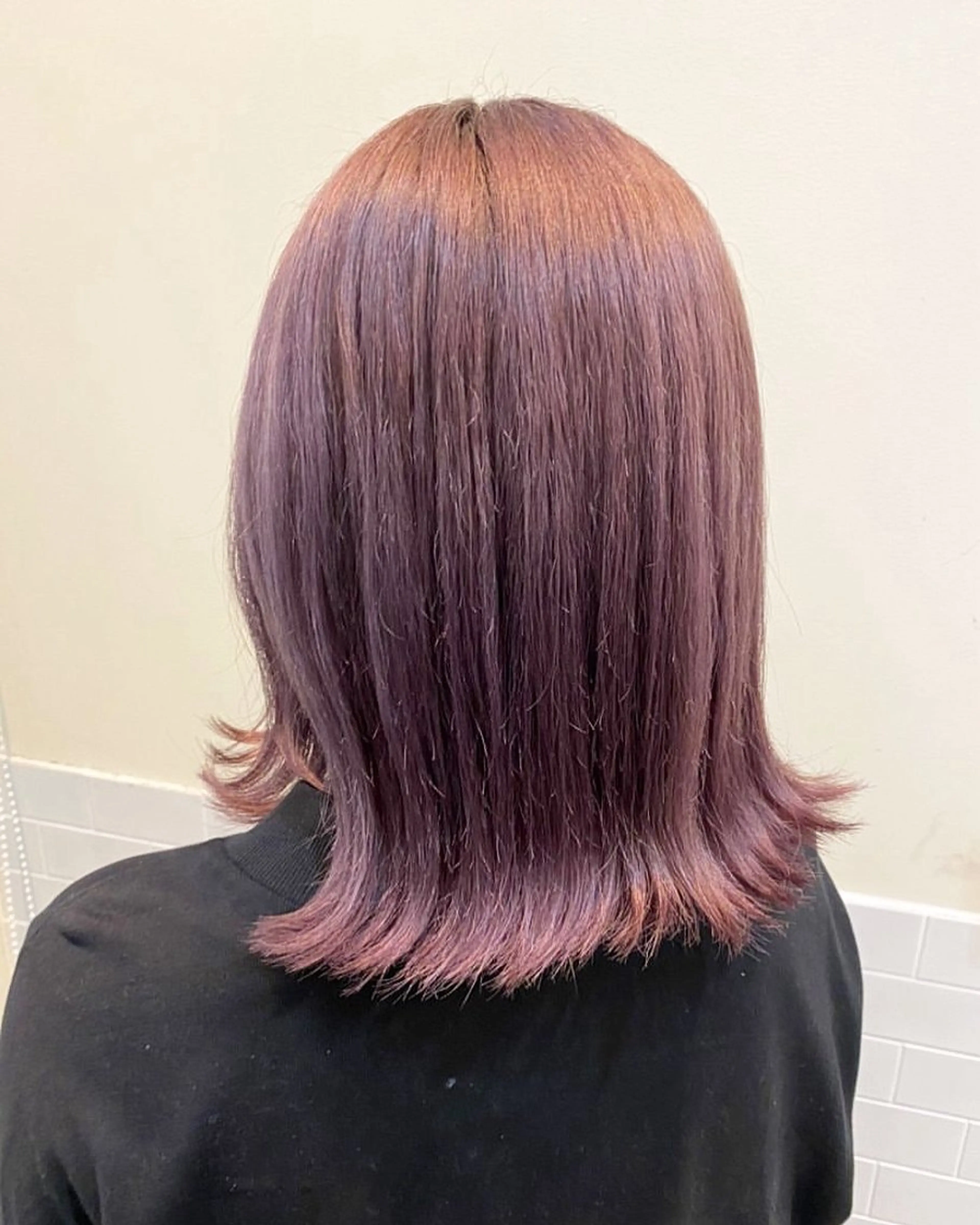 ミディアム カラー カット ヘアカラー Ore🫧タナカマヤ /柔らかい質感カラーのヘアスタイル