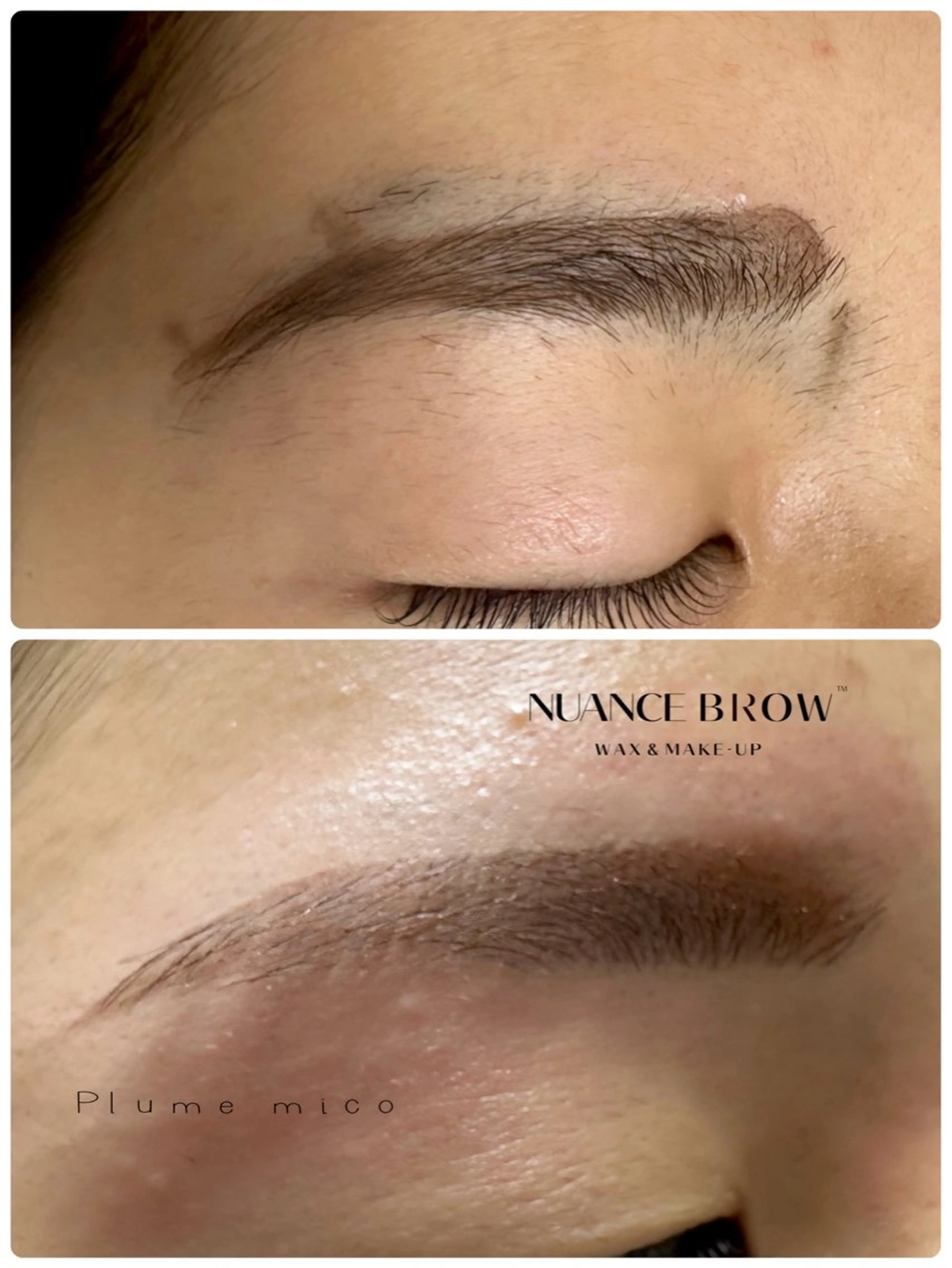 アイブロウ ワックス脱毛 Plume micoのマツエク・マツパデザイン