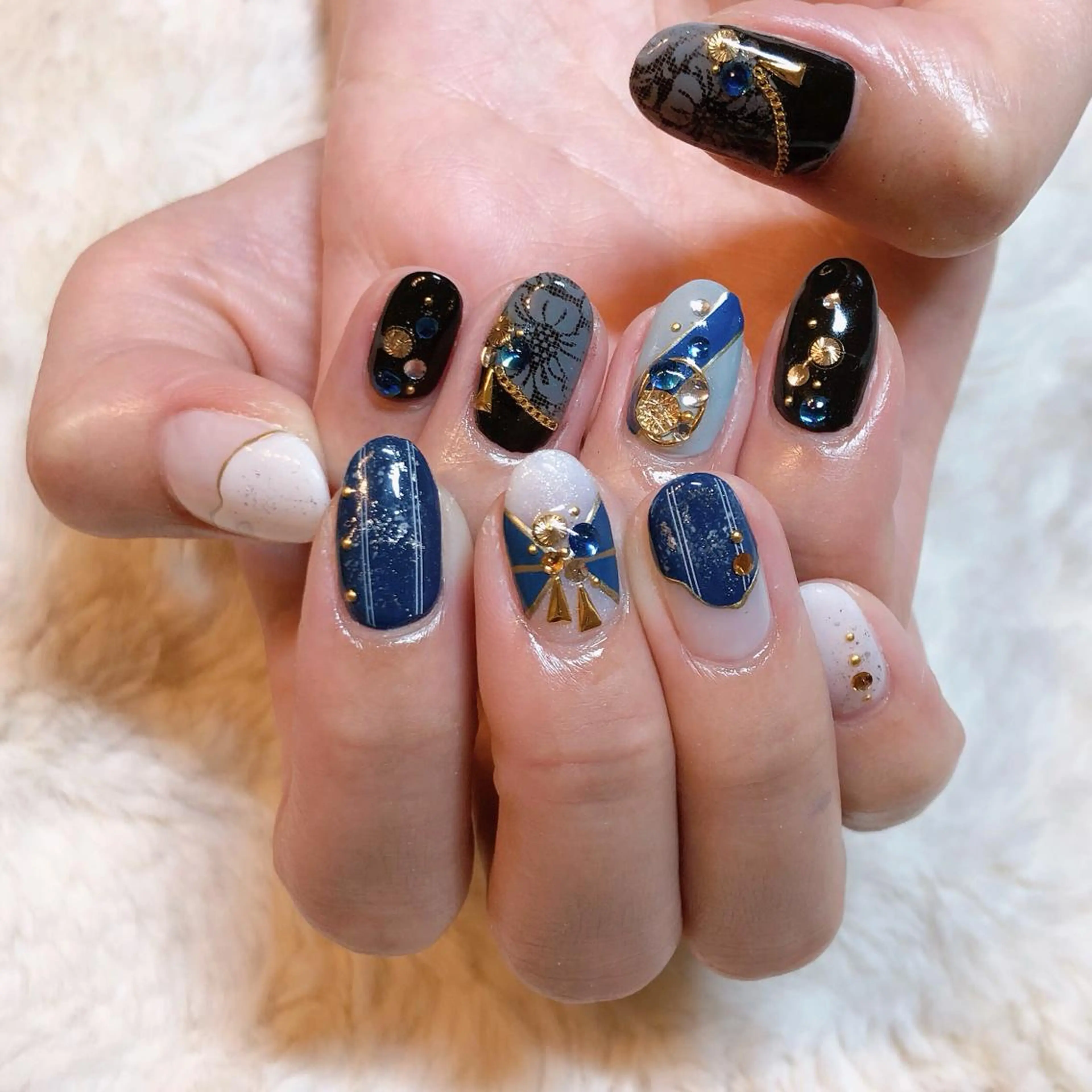 ネイル ジェルネイル 東 千夏のネイルデザイン