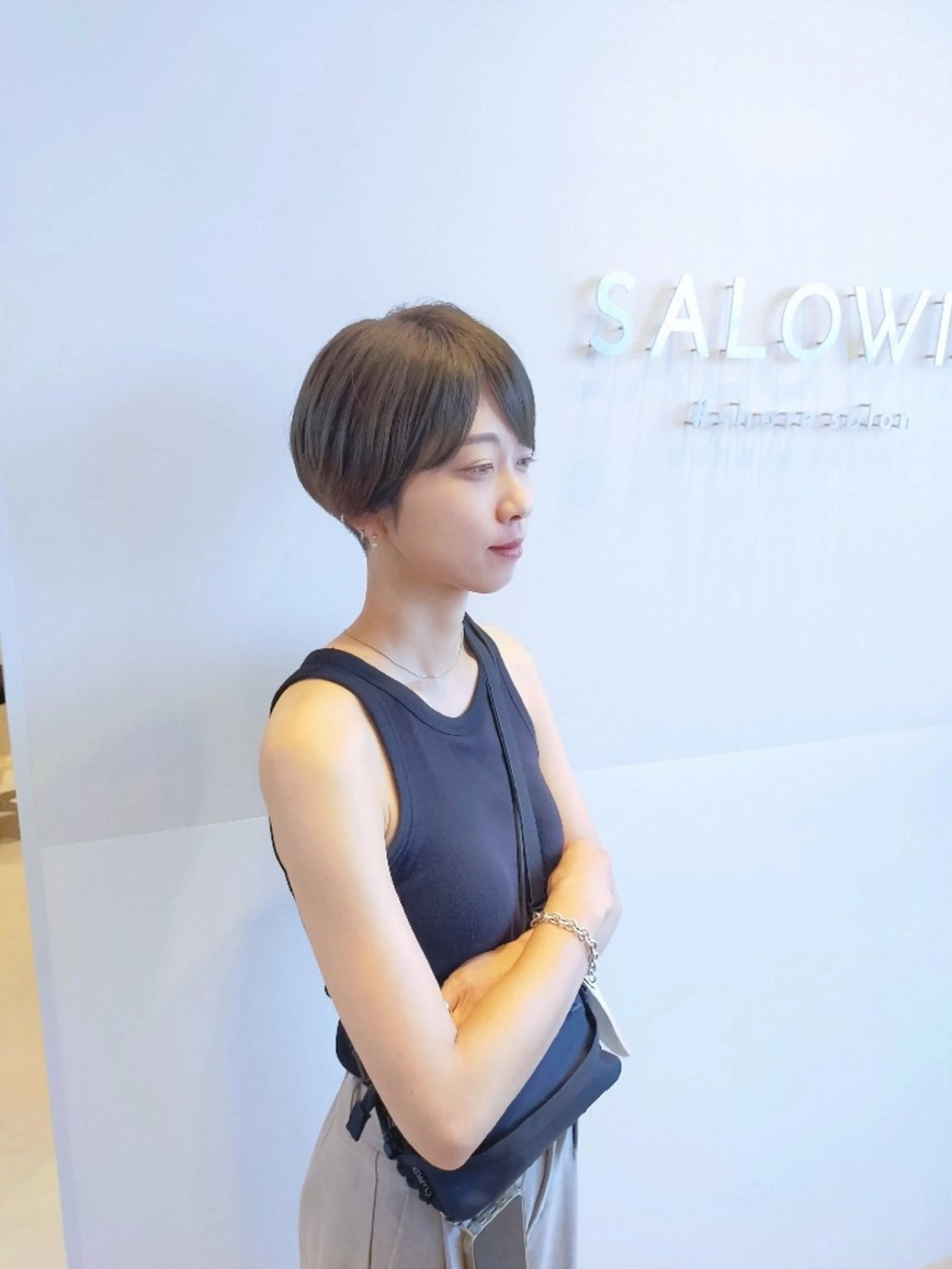 ショート カラー ハンサムショート ベージュカラー オリーブベージュ ショートヘア カット ヘアカラー ショート&ボブなら お任せ✨中野 真二のヘアスタイル