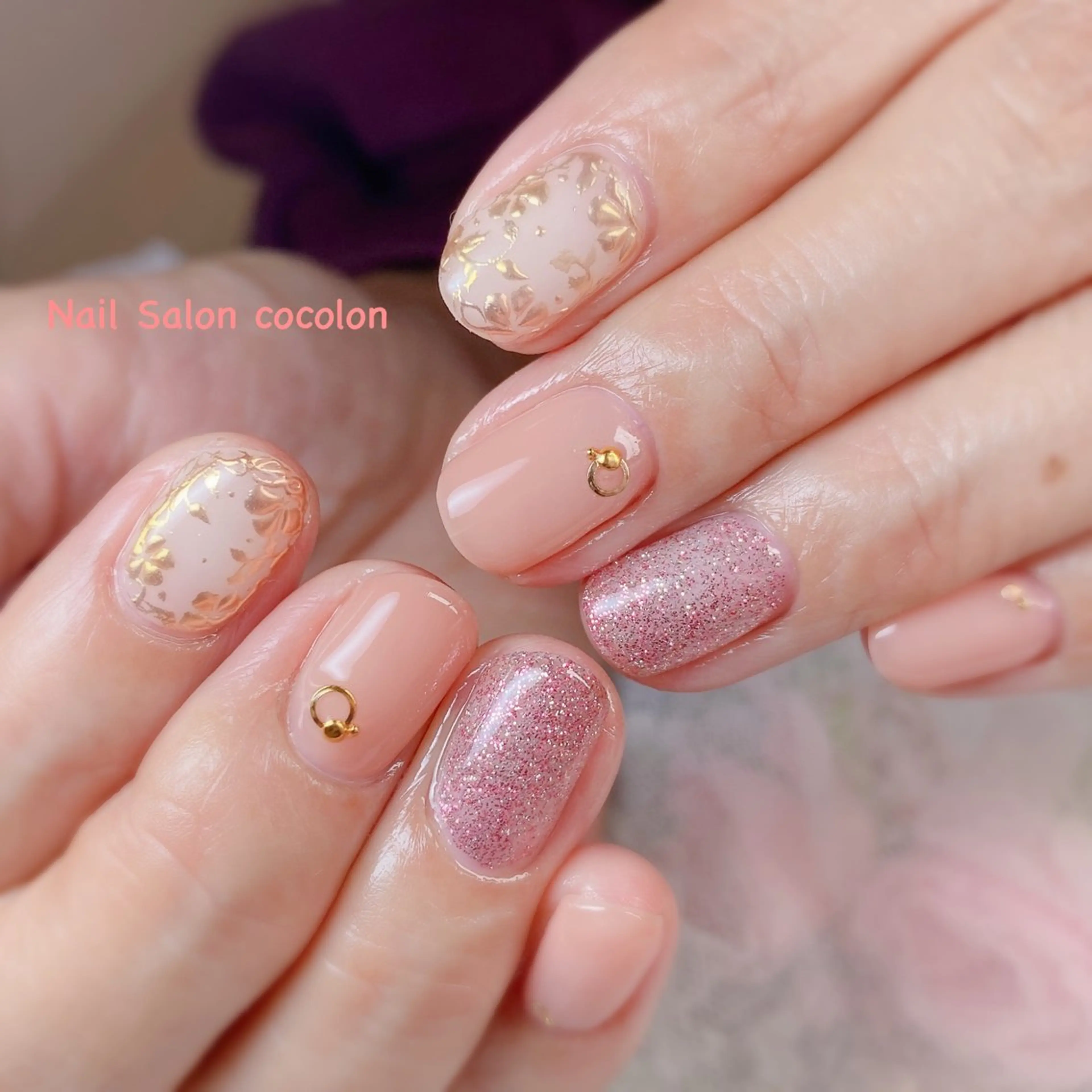 ネイル アートネイル ハンドネイル 柴崎 美幸のネイルデザイン