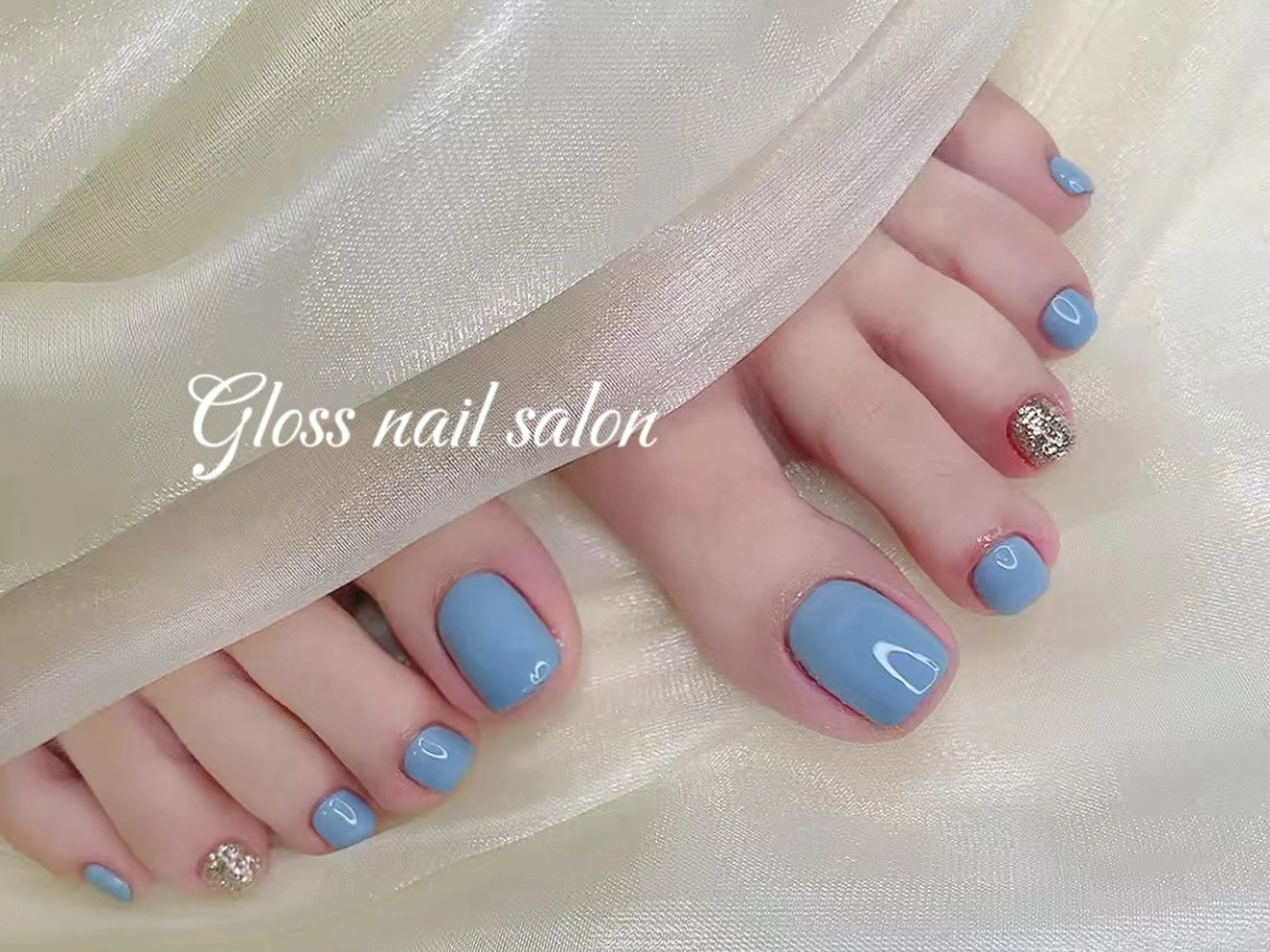 ネイル フットネイル Yuna✨ Gloss nailのネイルデザイン