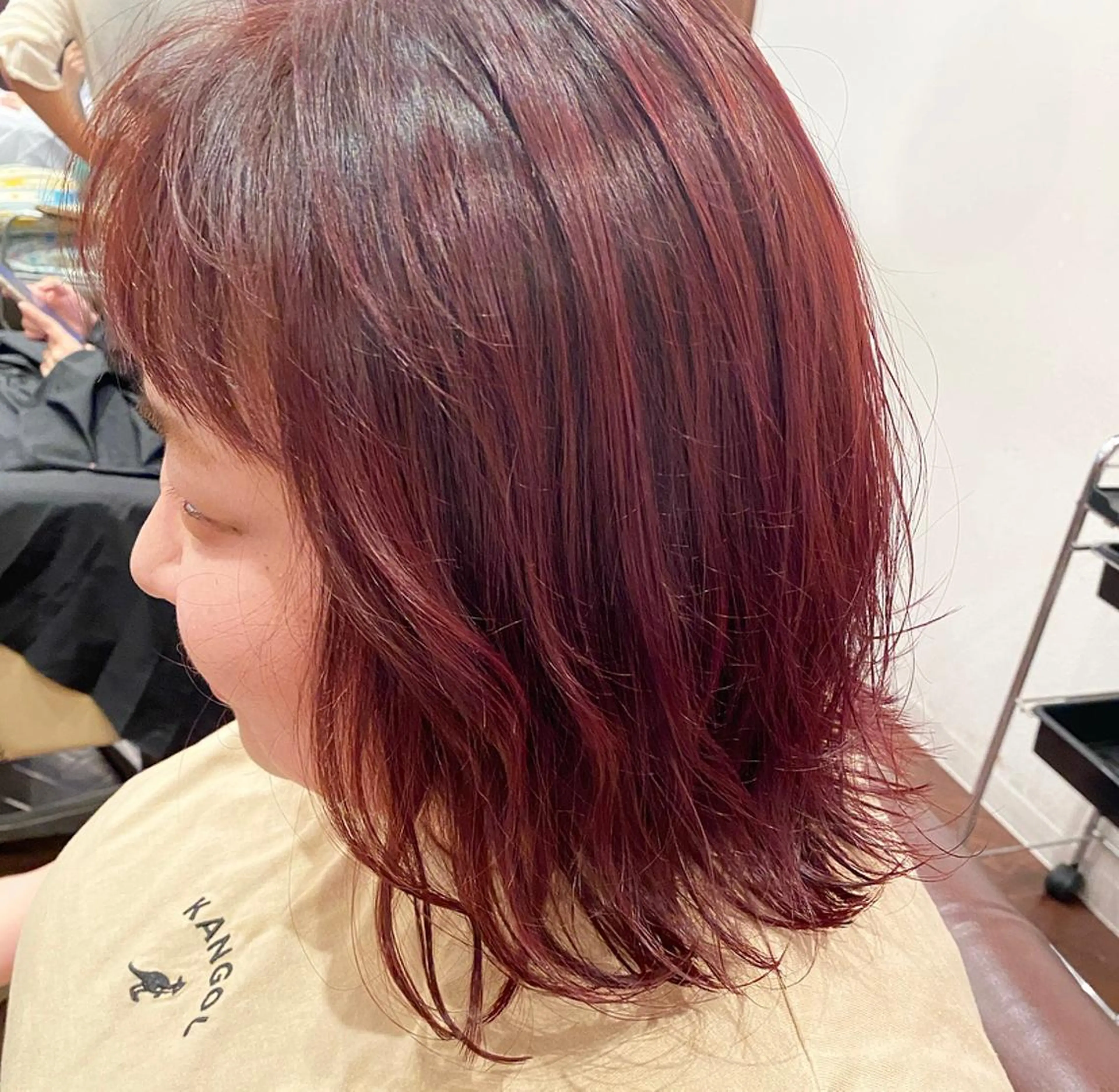 ショート カラー ブリーチ ブリーチなしカラー ローズカラー 🌈🌸あおき みちる🌟💗のヘアスタイル