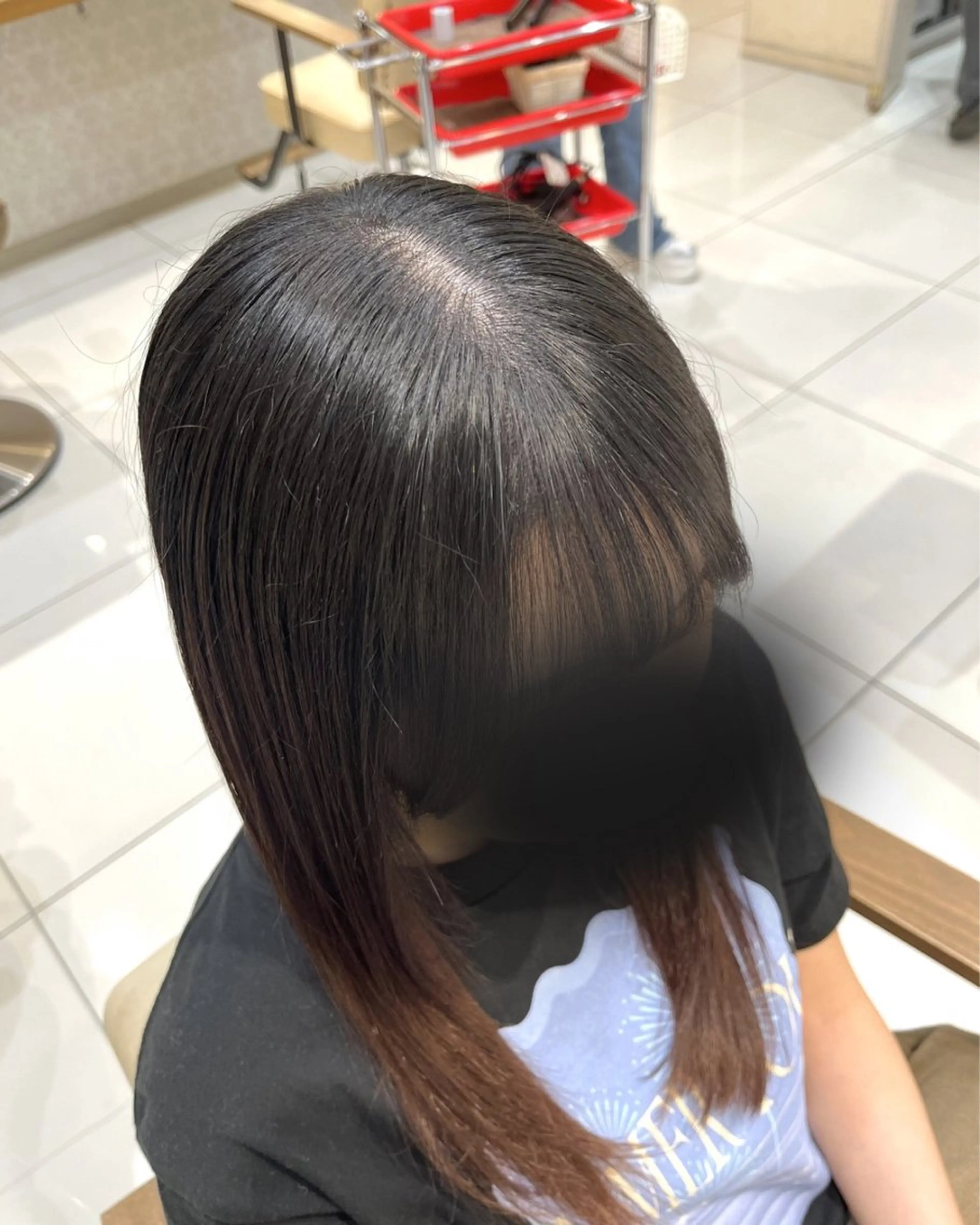 前髪のみ縮毛矯正（前髪以外要相談）の写真