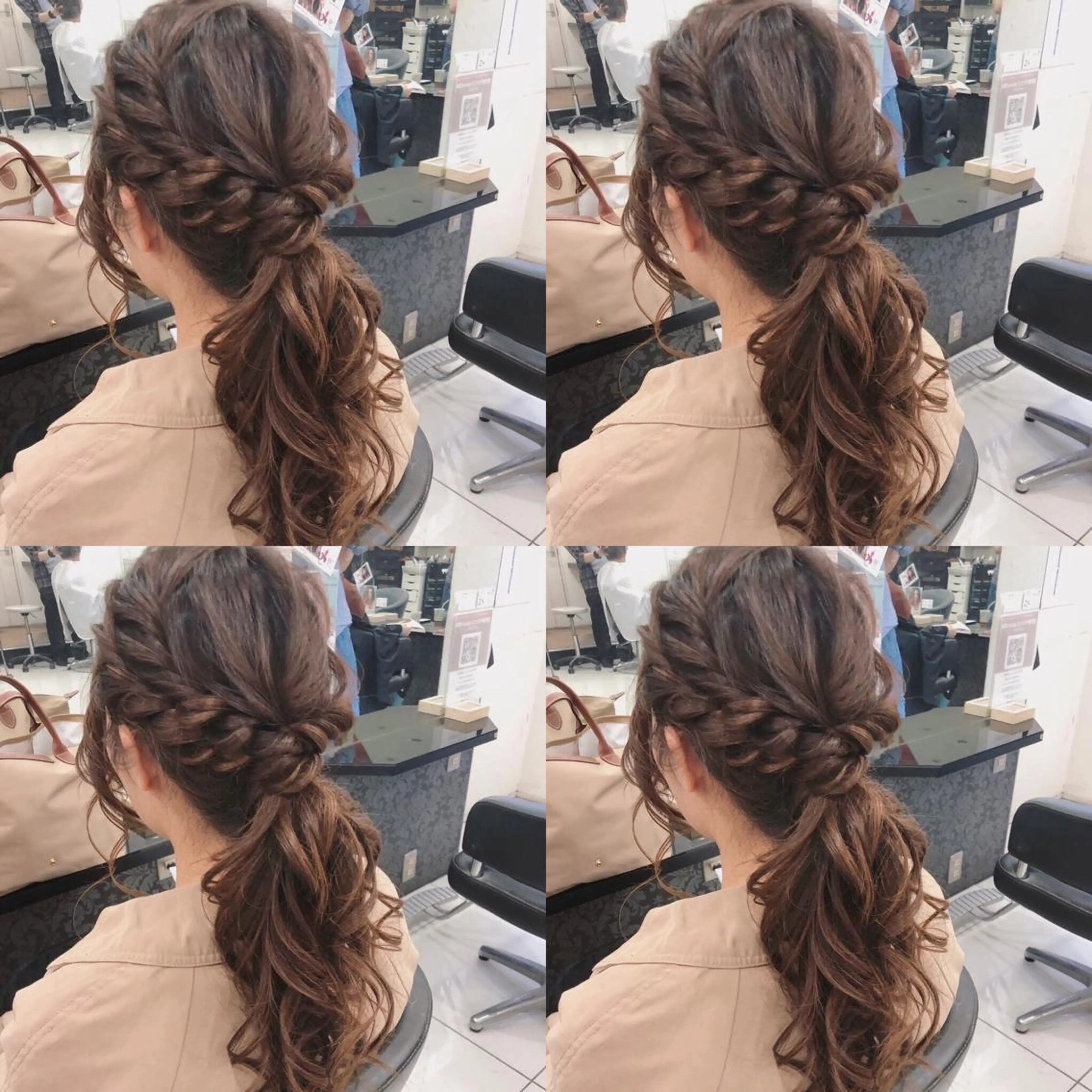 セミロング ヘアアレンジ ヘアセット 🌷MAYU 🌷のヘアスタイル