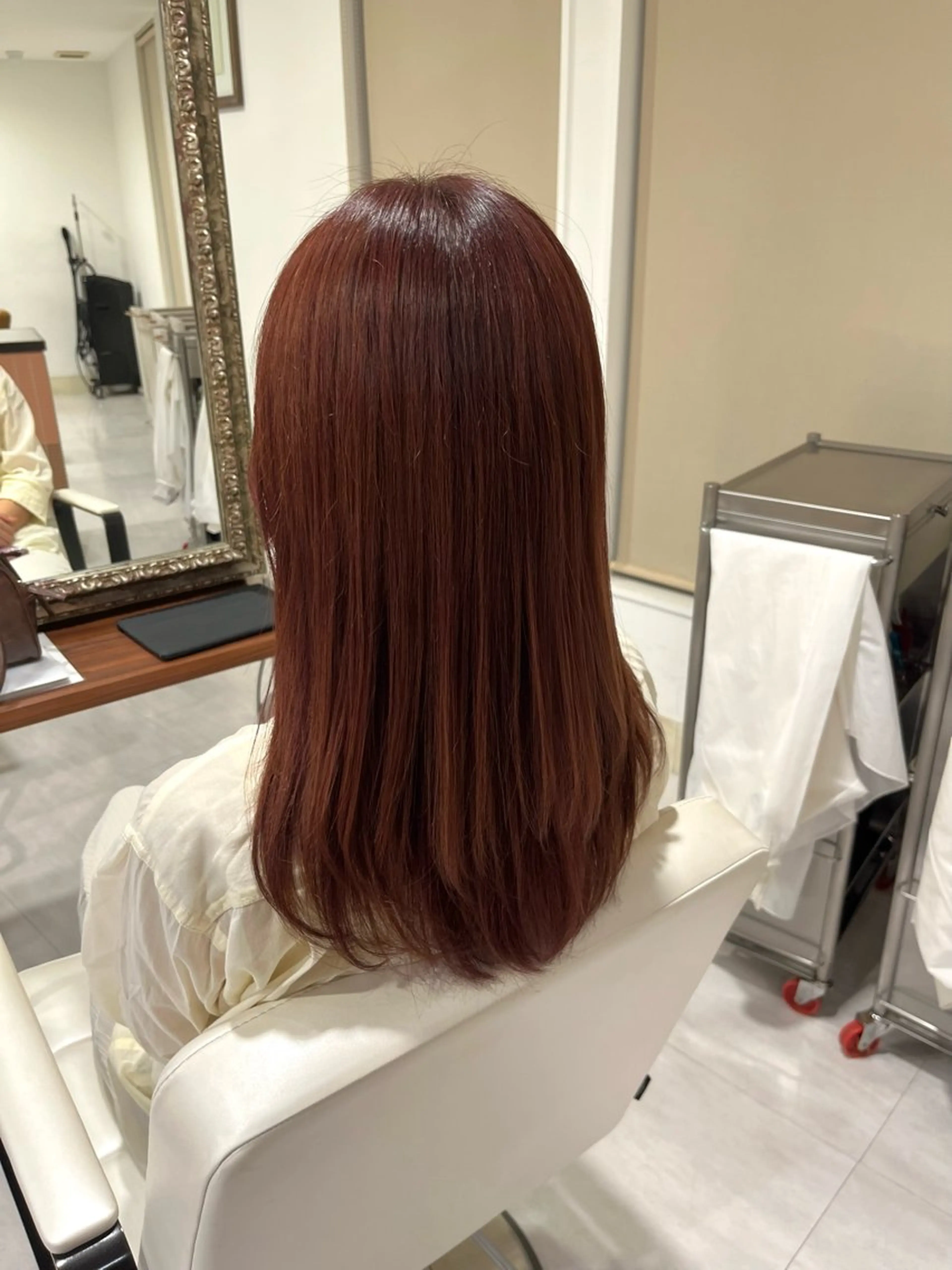 ロング レイヤーカット 戸﨑 小百合のヘアスタイル