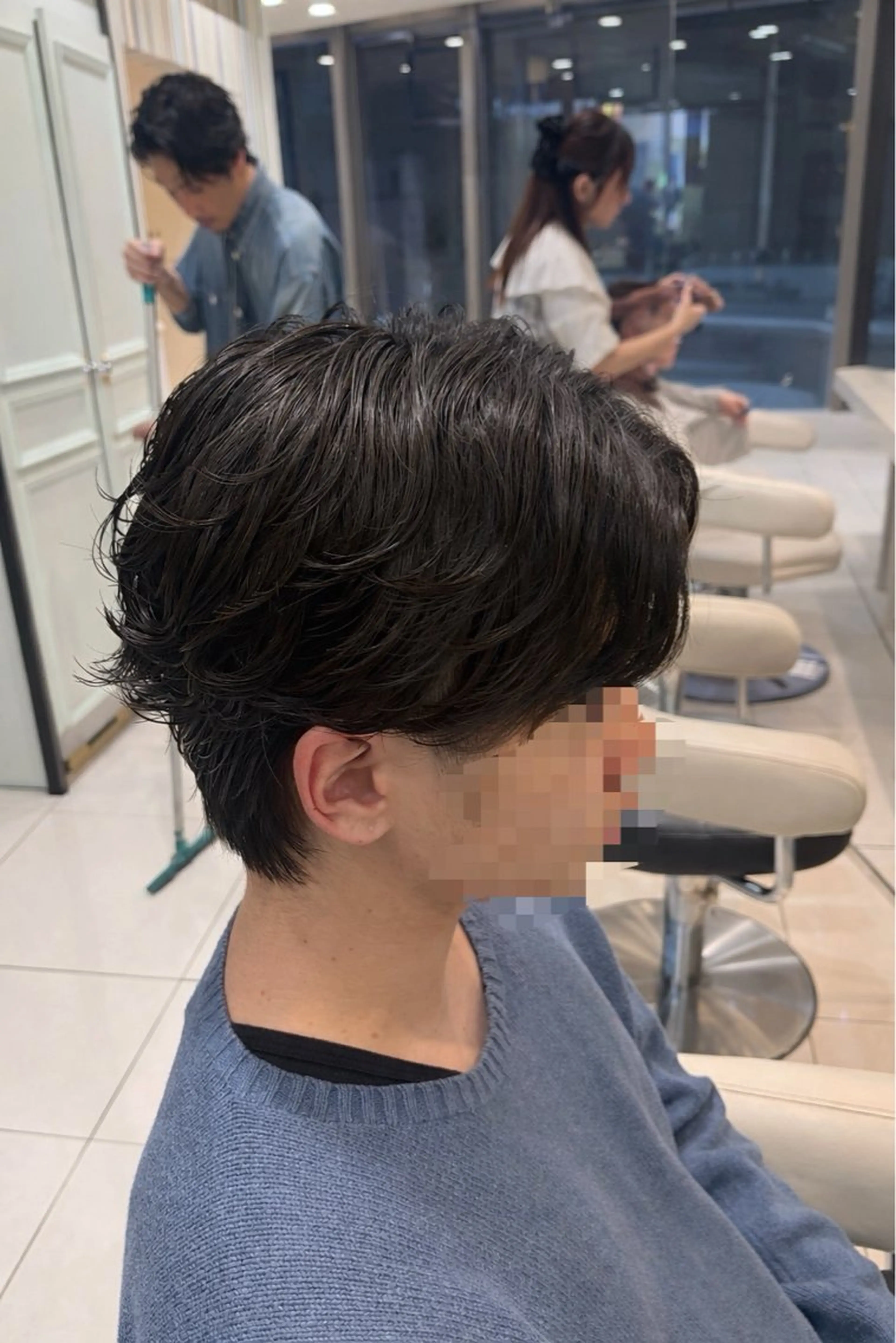 【朝ラク✨️垢抜け✨️】★メンズカット＋ニュアンスパーマ ¥12,000→¥7,000の写真