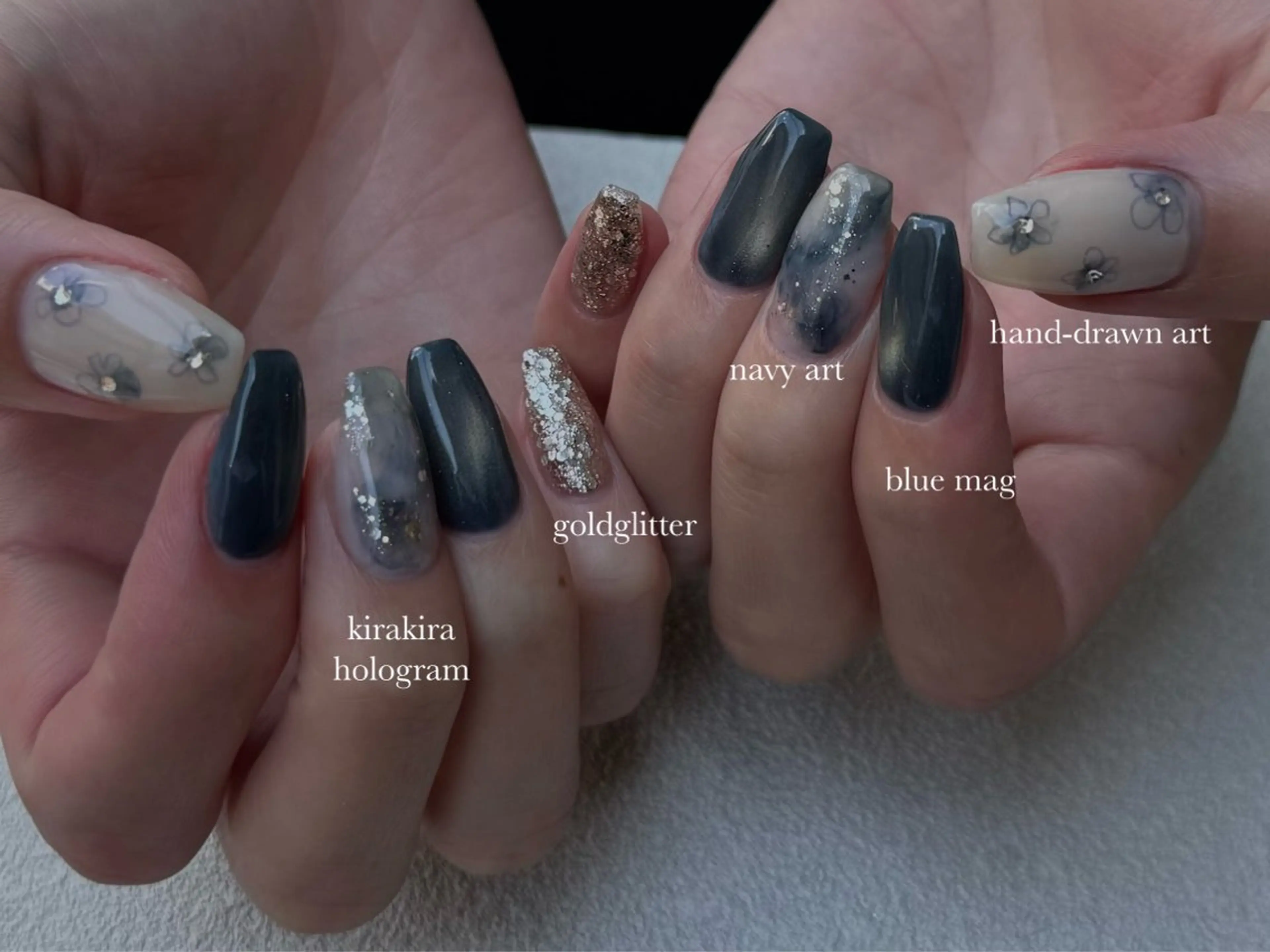 ネイル ハンドネイル Lusso Cocoroのネイルデザイン