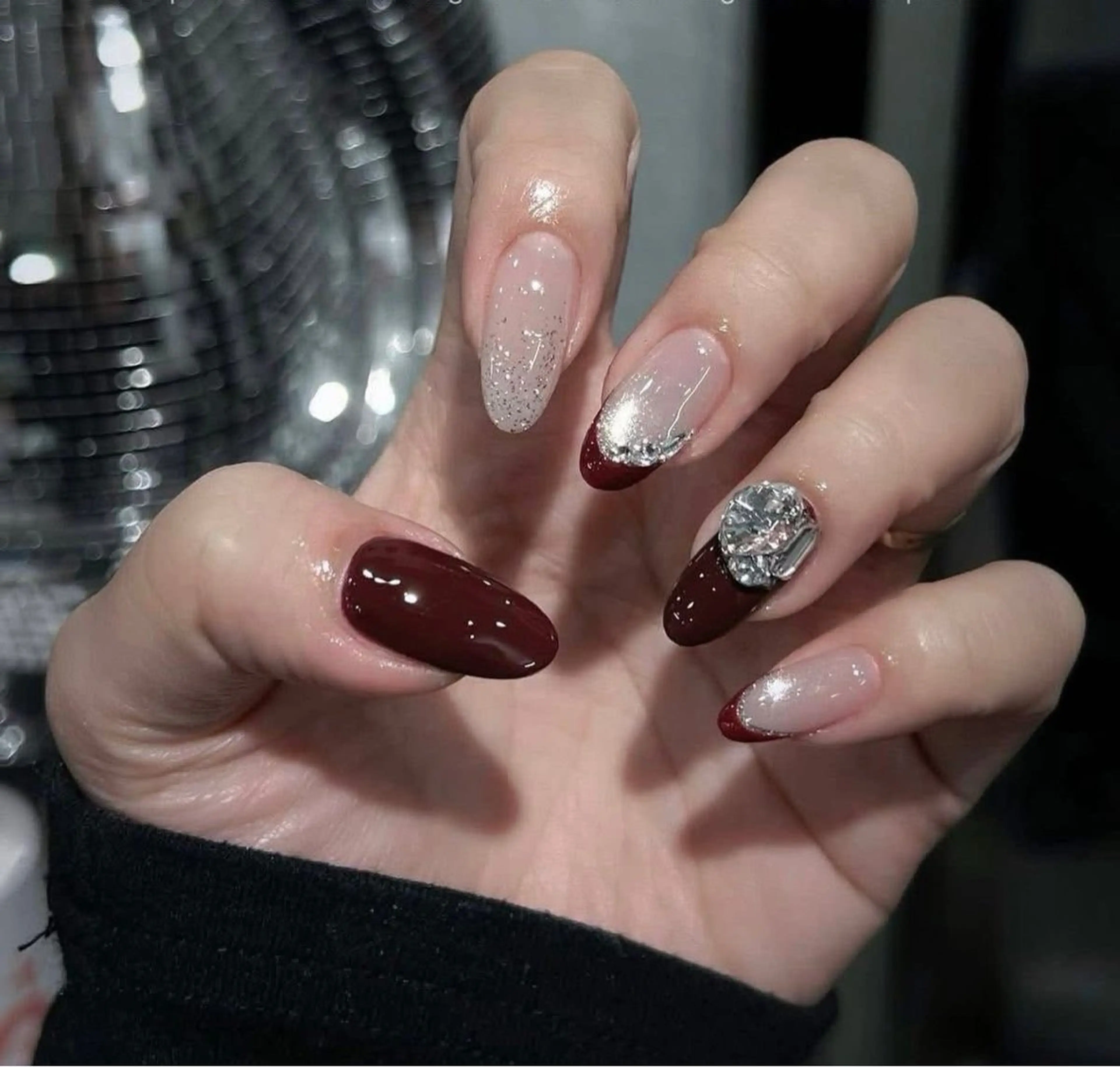 ネイル アートネイル ジェルネイル マグネットネイル ニュアンスネイル シンプルネイル ハンドネイル Ryunail所属・Ryu Nail NekoChanのネイルデザイン