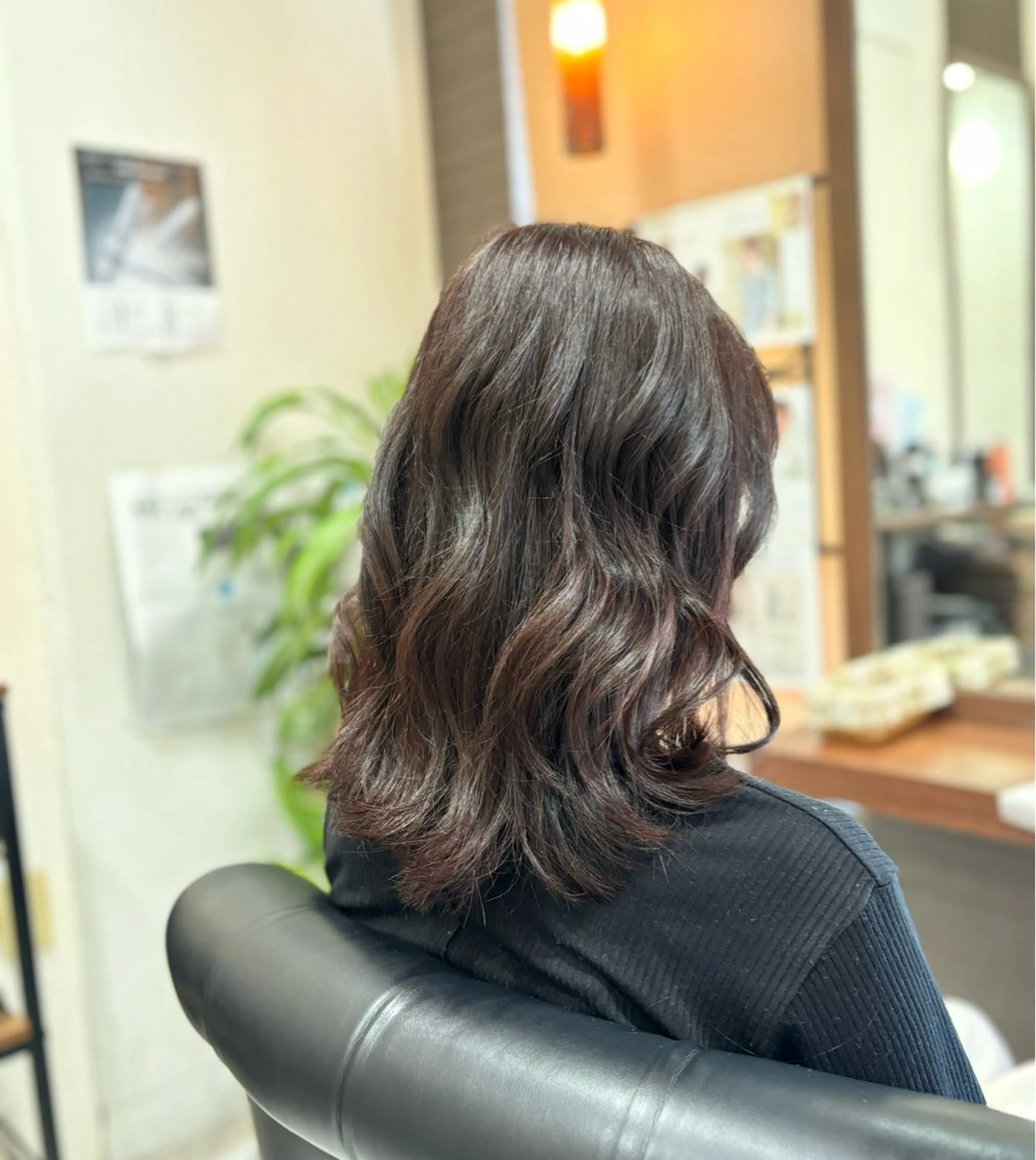 ミディアム カラー ブラウンカラー イルミナカラー 髪質改善 トリートメント カット ヘアカラー 小野 友暉のヘアスタイル