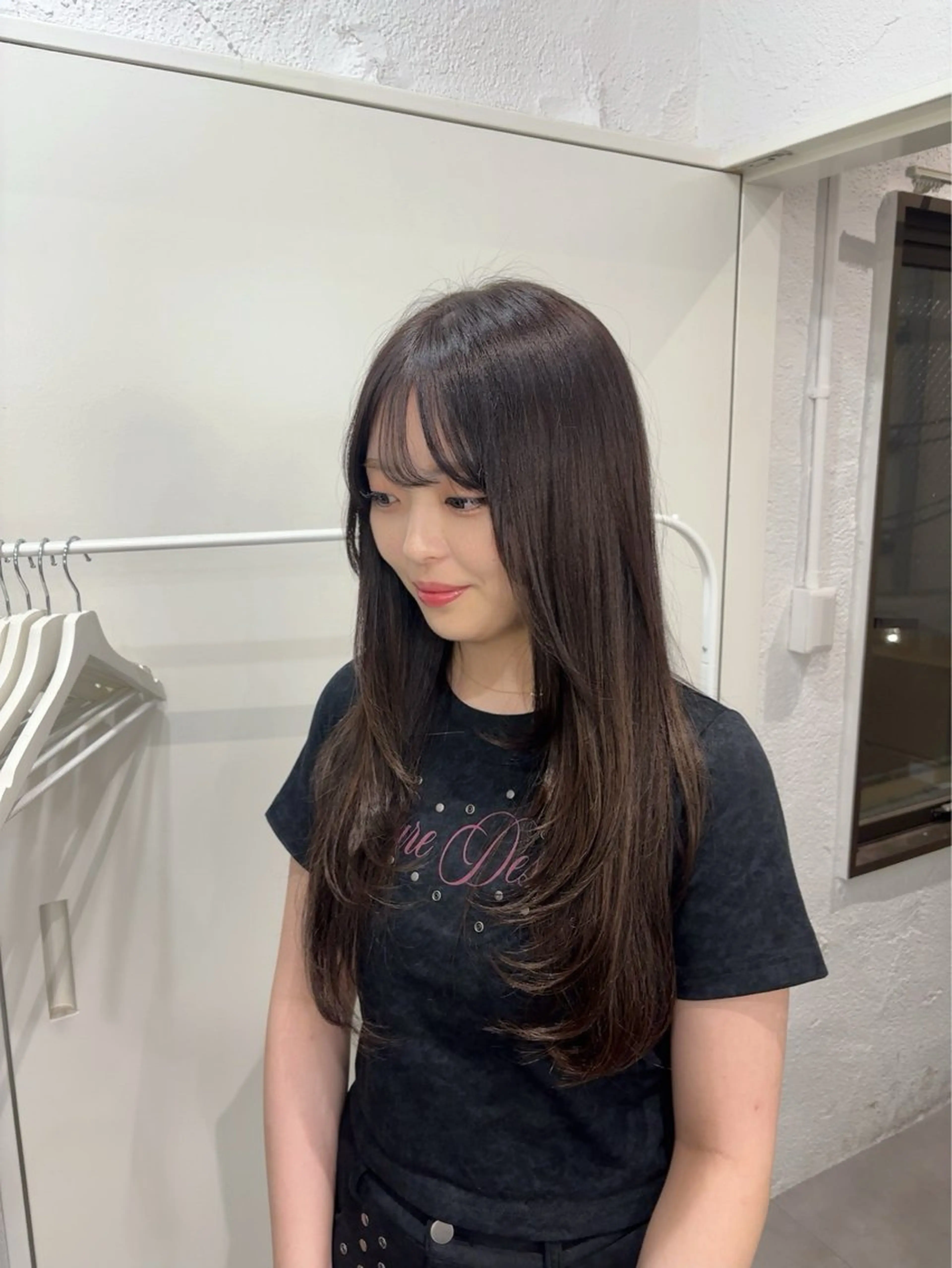 ロング カラー グレージュ ヘアカラー Core茶屋町 HINATA🫧のヘアスタイル
