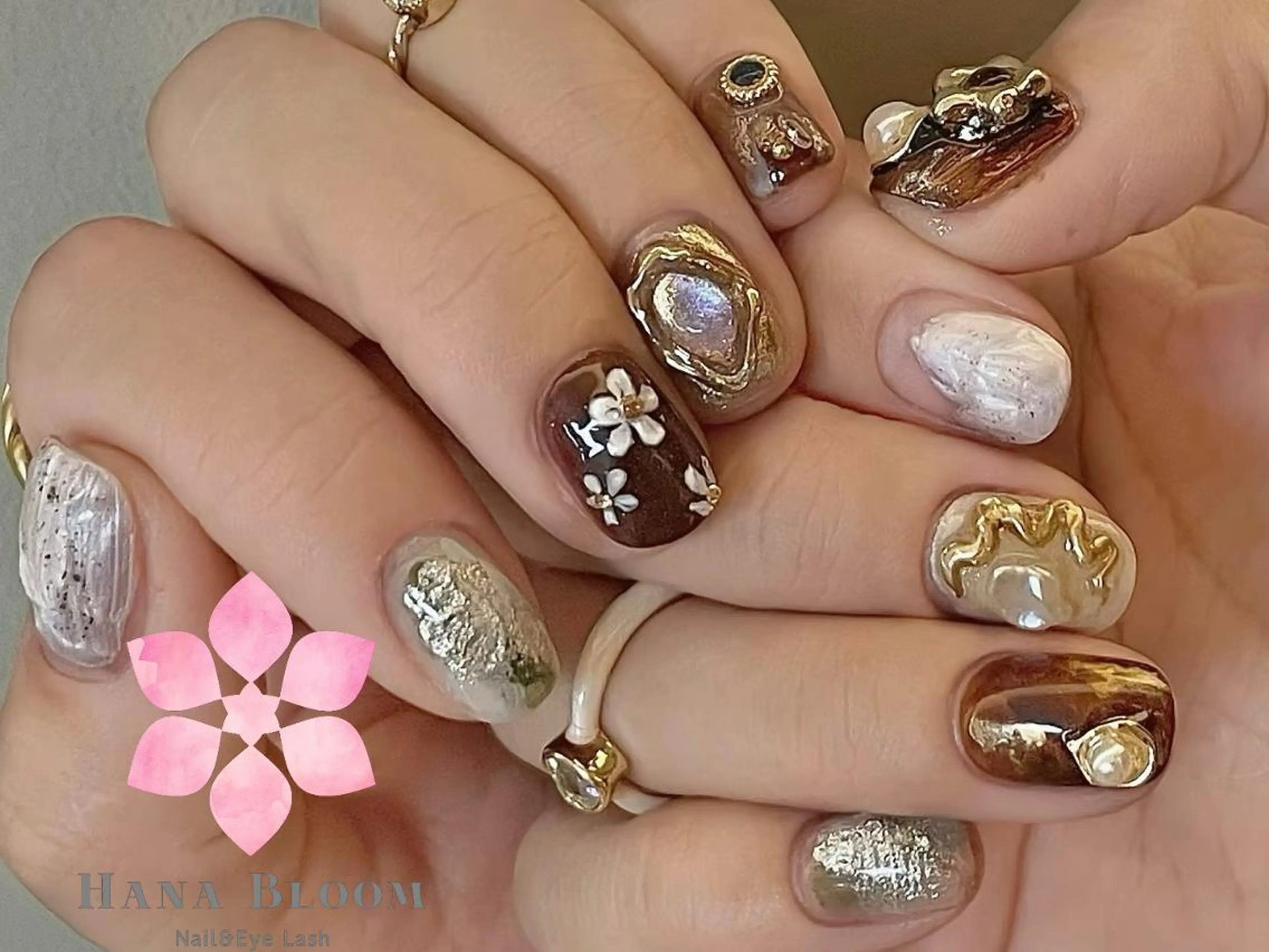 ネイル 長さ出し ジェルネイル 韓国ネイル 持ち込み パラジェル ハンドネイル ハンドケア Hana Bloom Nail💜Akiのネイルデザイン