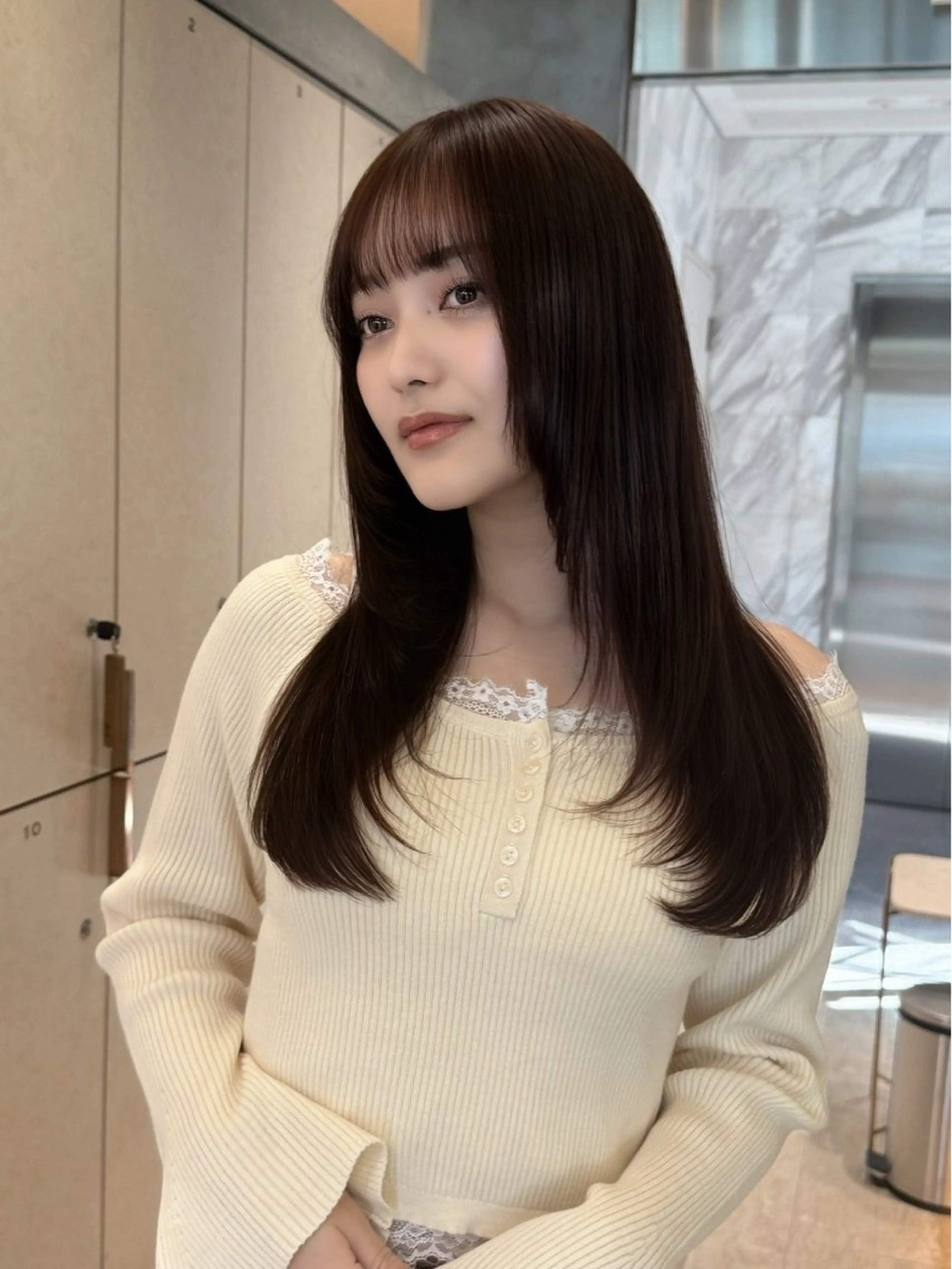 流行りのワンカールレイヤー🇰🇷パーマで作ってみませんか？✨カット+デザインパーマ+補修トリートメント付き💧✨の写真