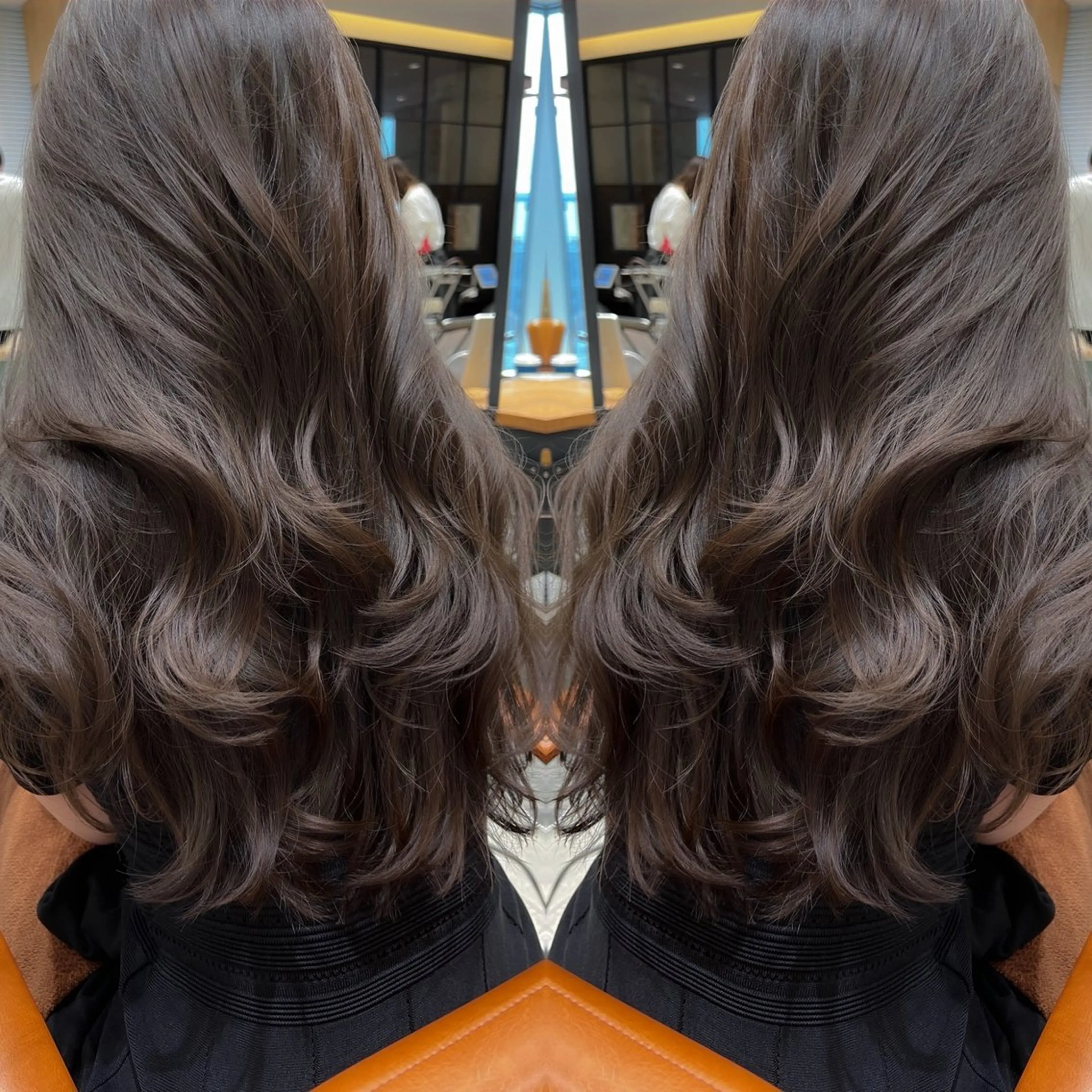 ロング カラー 映える顔まわり/前髪 特化 💗 ユキマのヘアスタイル