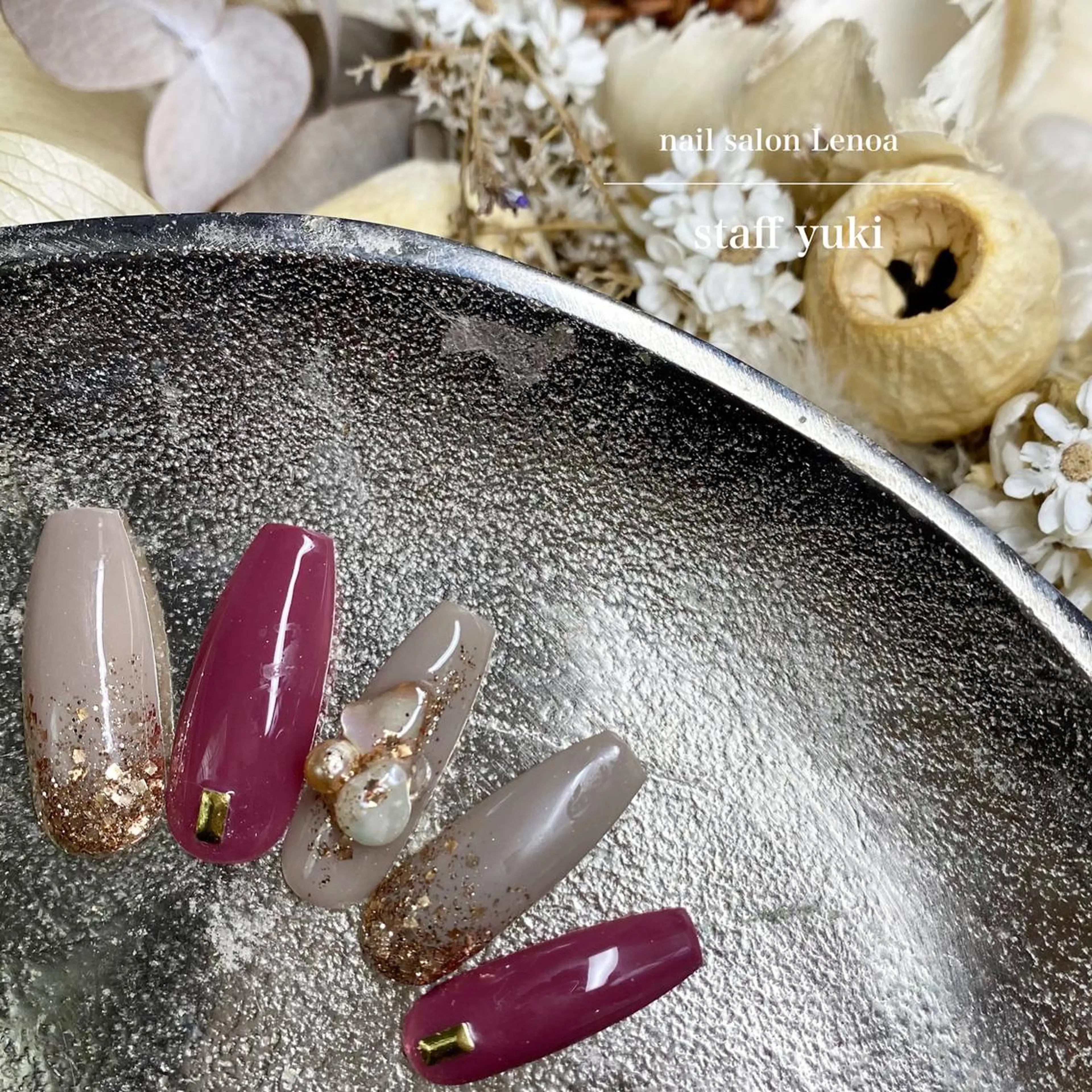 ネイル ハンドネイル Lenoa Yukiのネイルデザイン