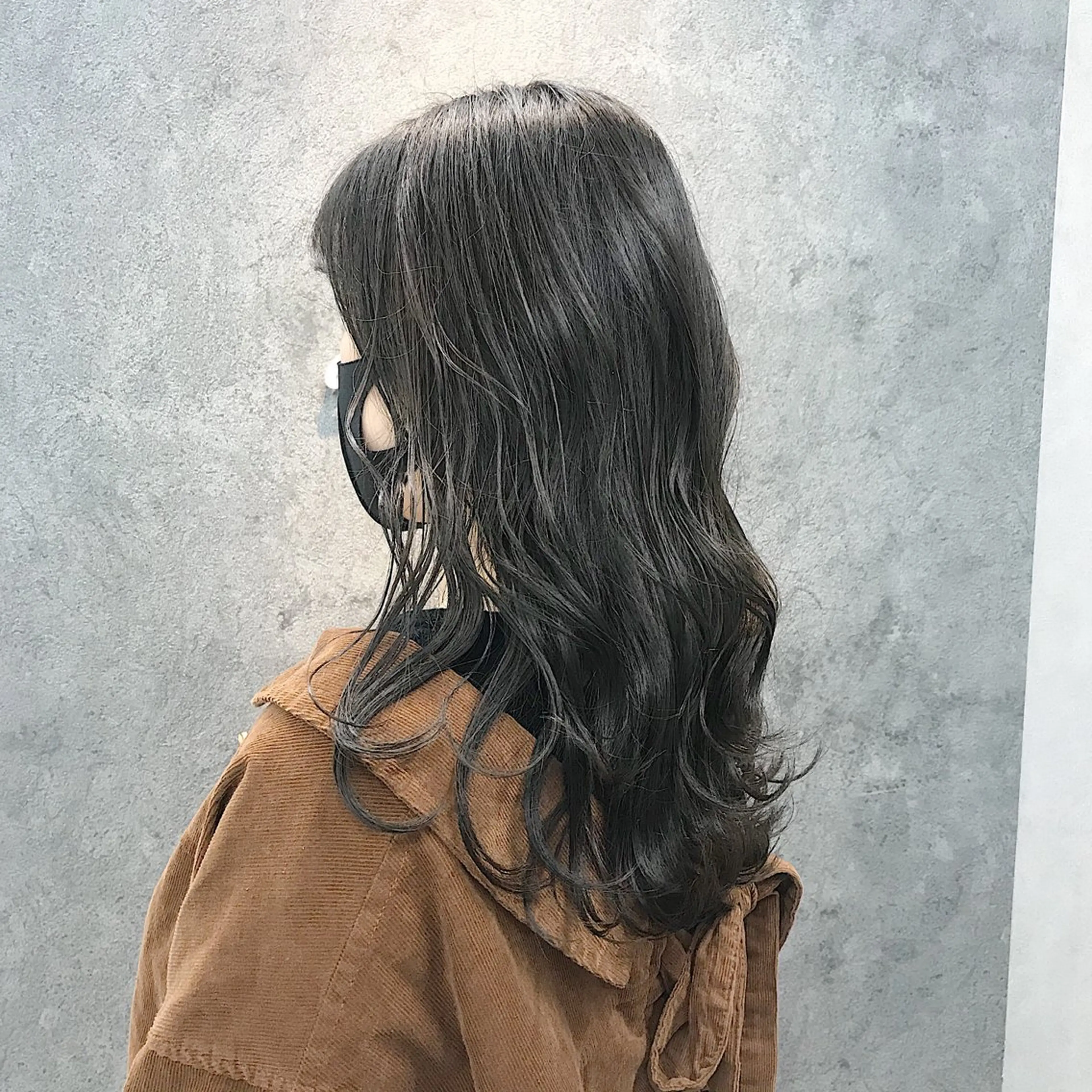 セミロング 韓国風ヘア レイヤーカット カット ヘアカラー トリートメント 所渉/韓国レイヤー /ウルフカットのヘアスタイル