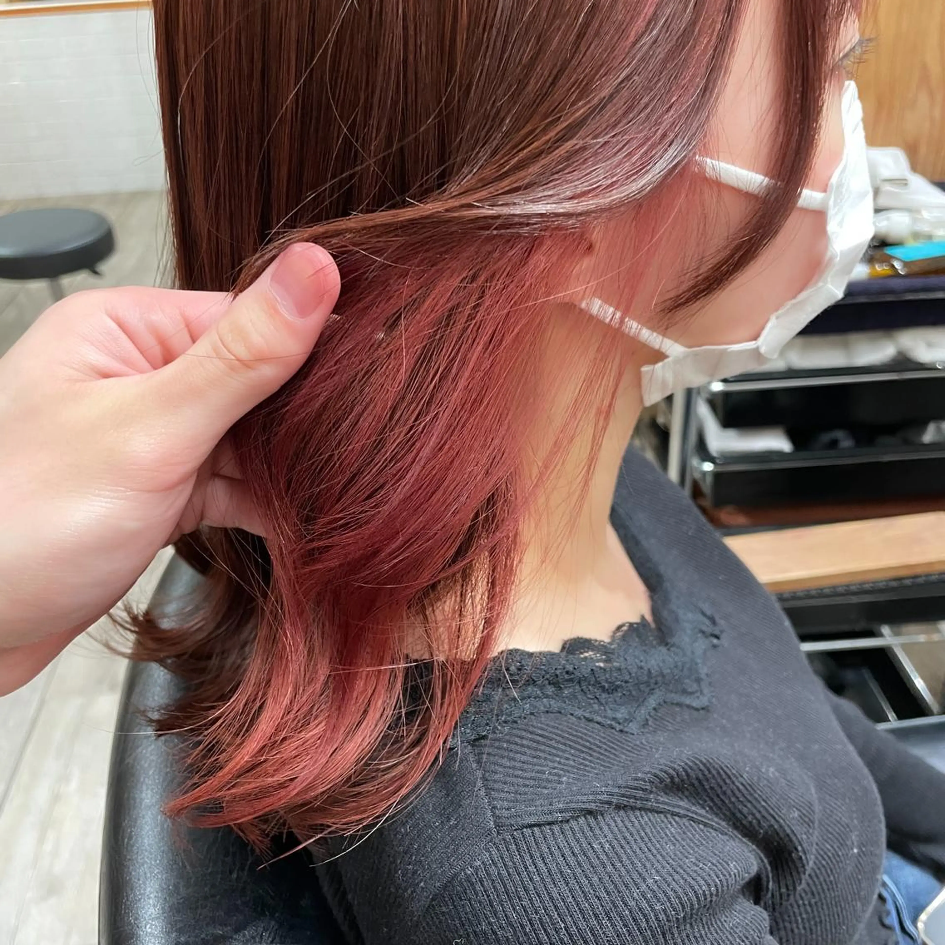 ミディアム カラー ヘアカラー Selene 難波店　HIROKIのヘアスタイル