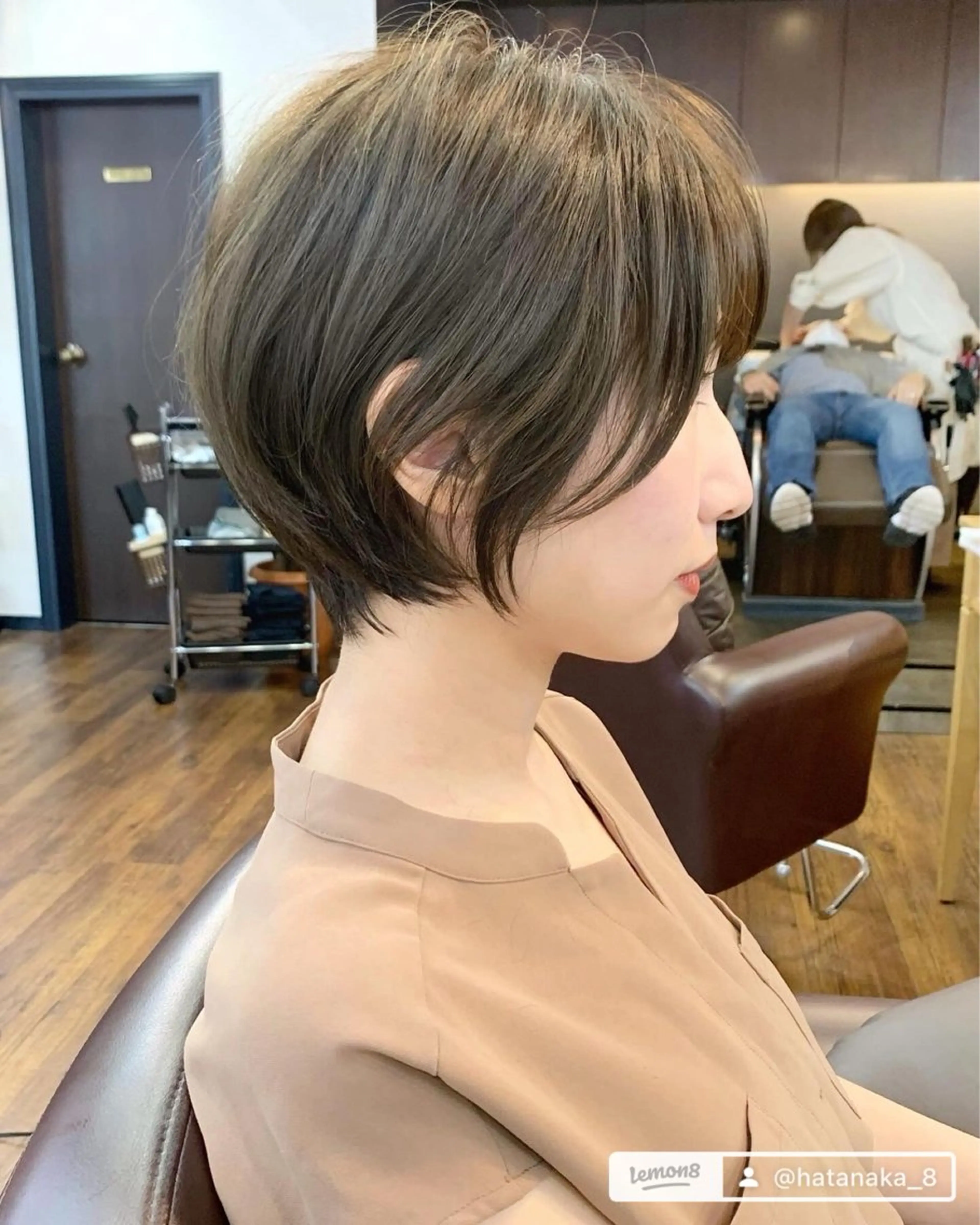 ショート カット トリートメント 縮毛矯正/ショート/ レイヤー/畑中正敏のヘアスタイル