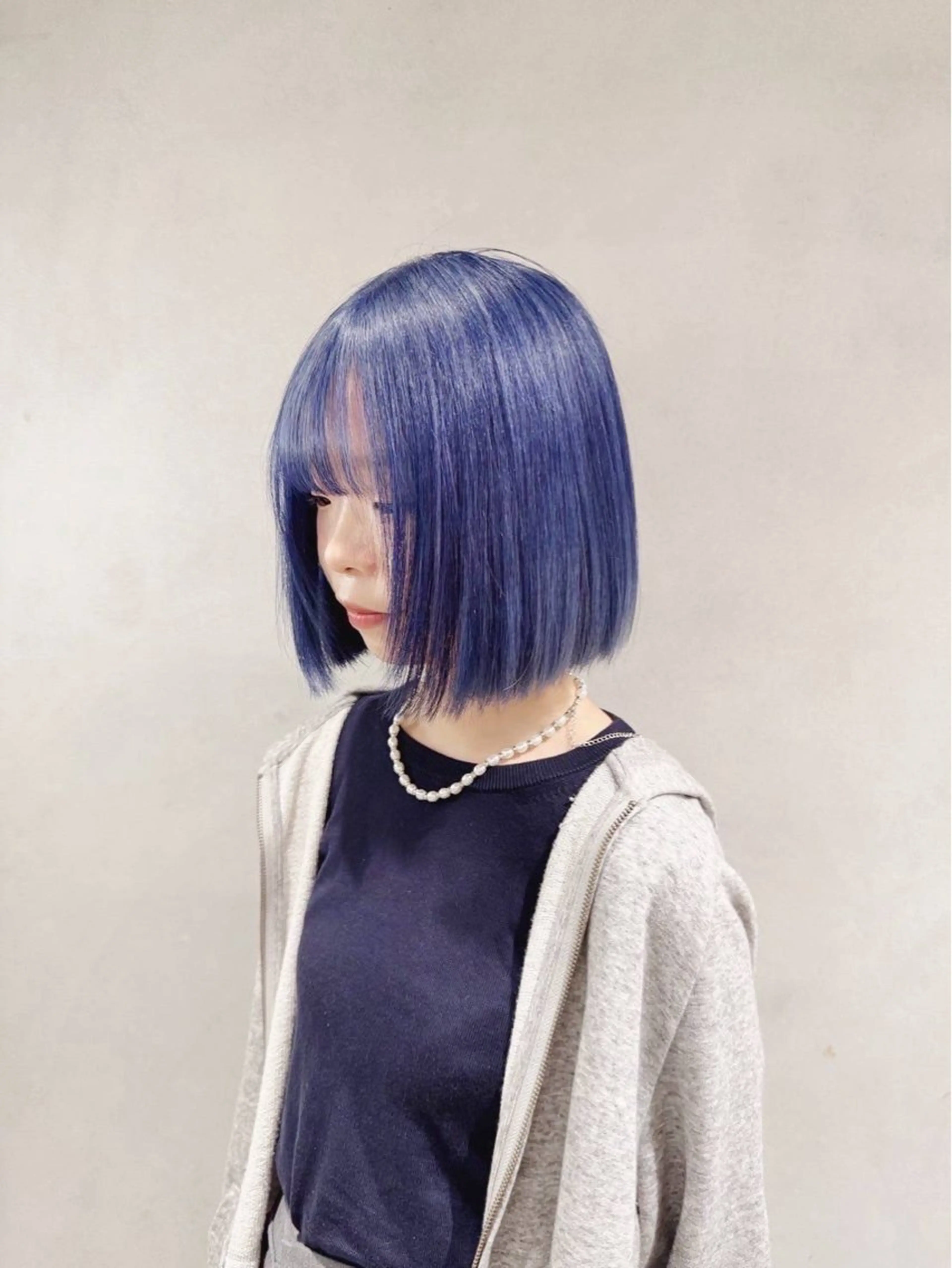 ミディアム カラー ヘアカラー レイヤー/ショート chere狭山のヘアスタイル