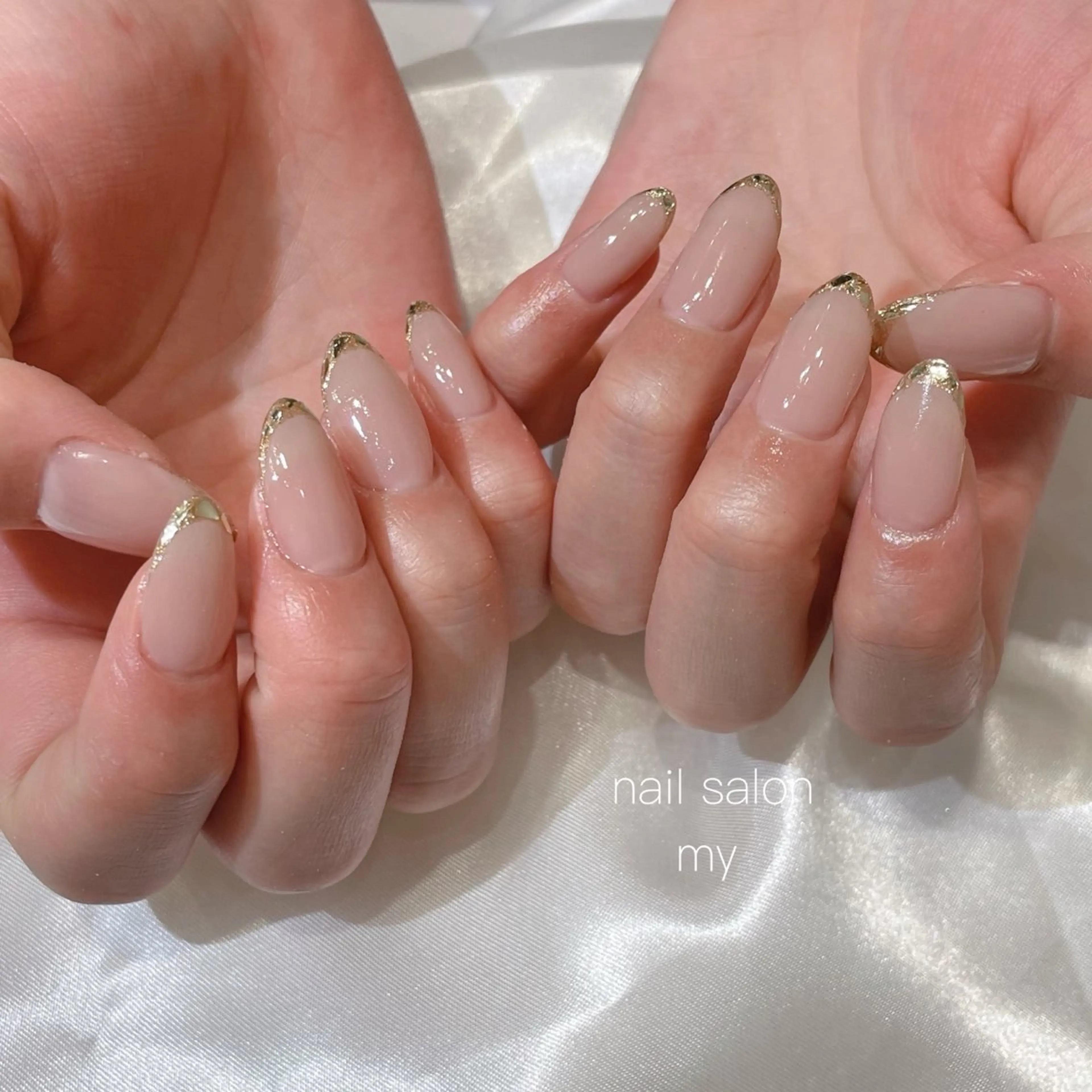 ネイル アートネイル ジェルネイル 韓国ネイル ミラーネイル ニュアンスネイル ハンドネイル NailSalon MYのネイルデザイン