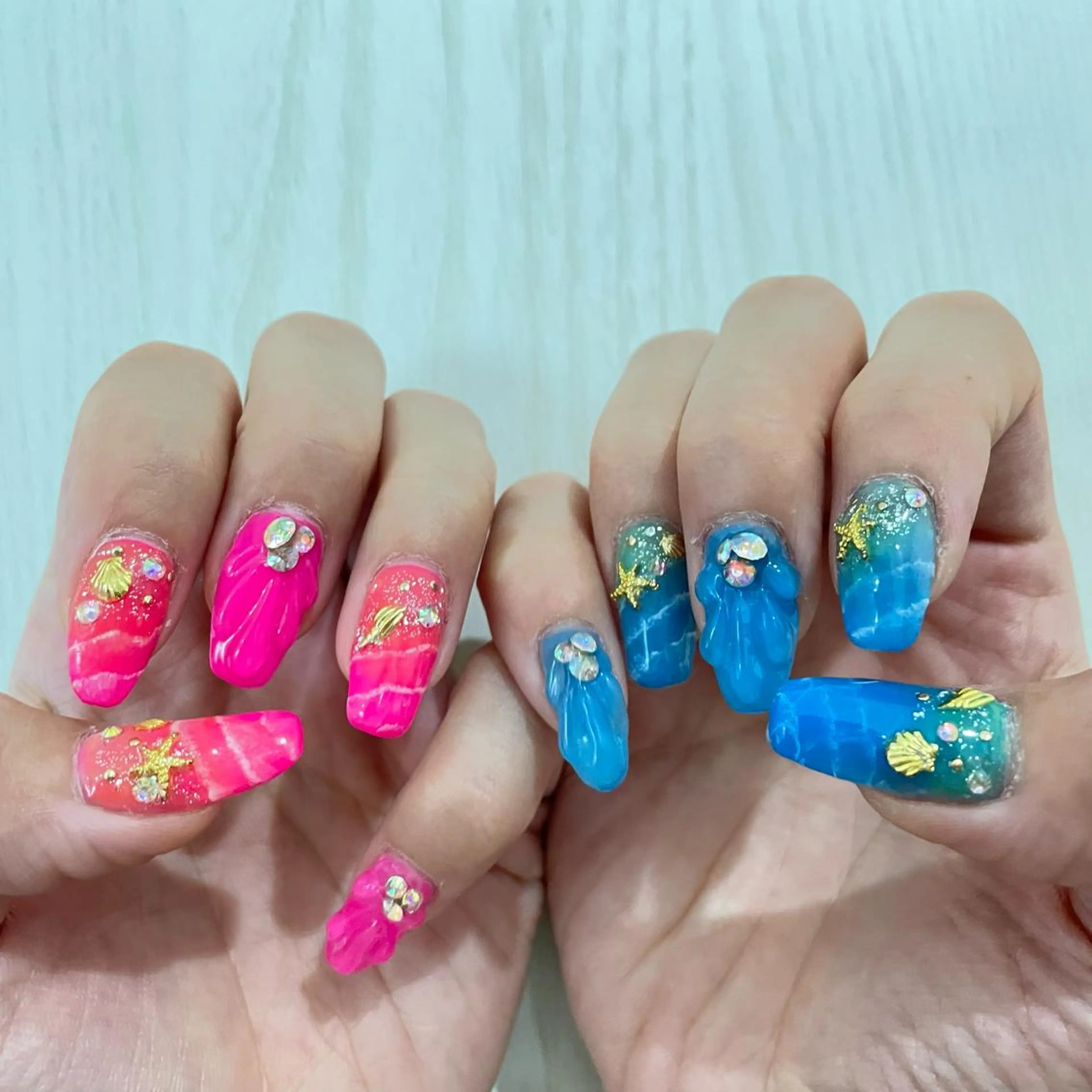ネイル アートネイル 夏ネイル GAL_ NAILのネイルデザイン