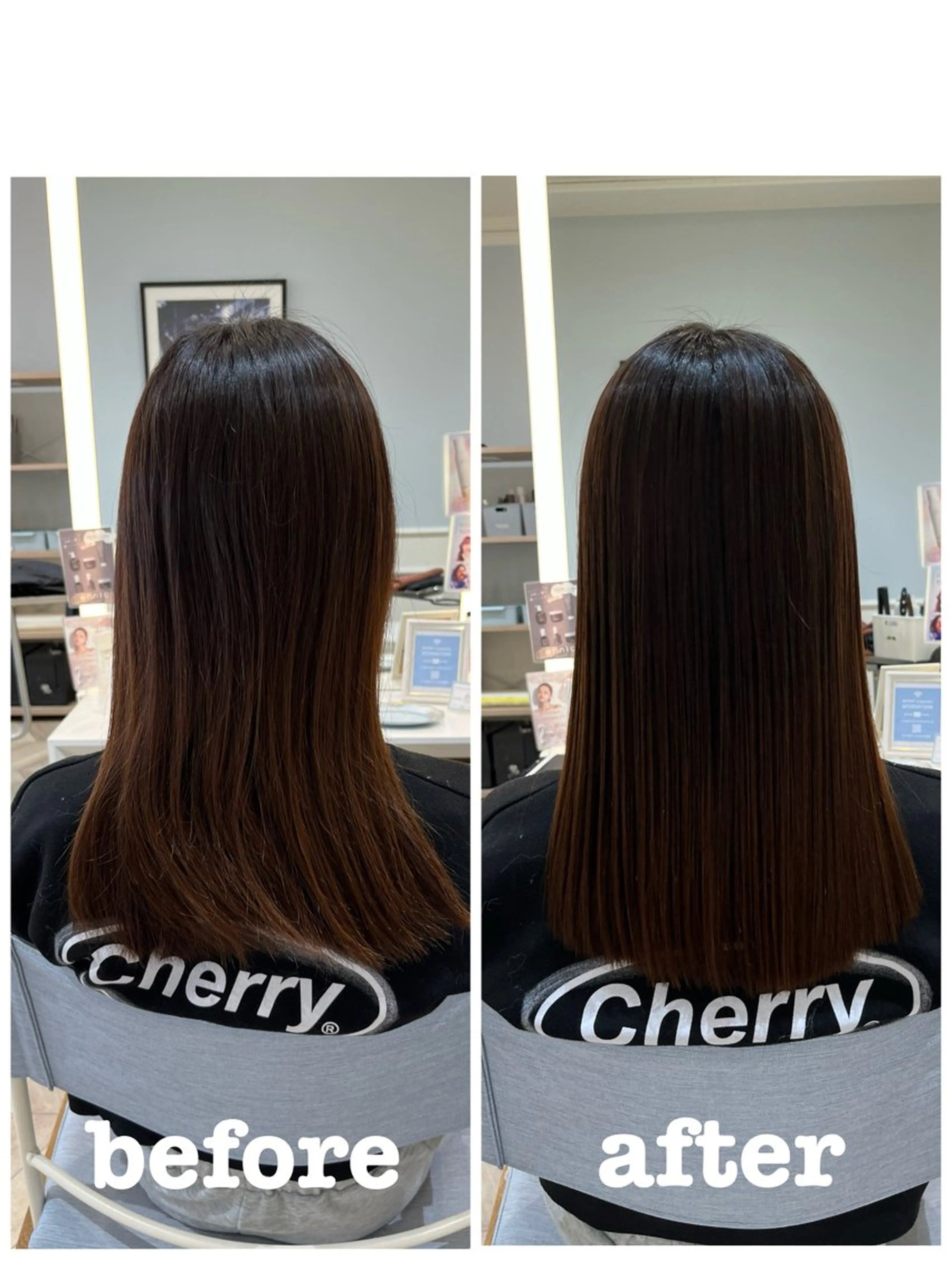 セミロング 髪質改善 縮毛矯正 カット 縮毛矯正 トリートメント 縮毛矯正／ 似合わせ／古津遼平のヘアスタイル