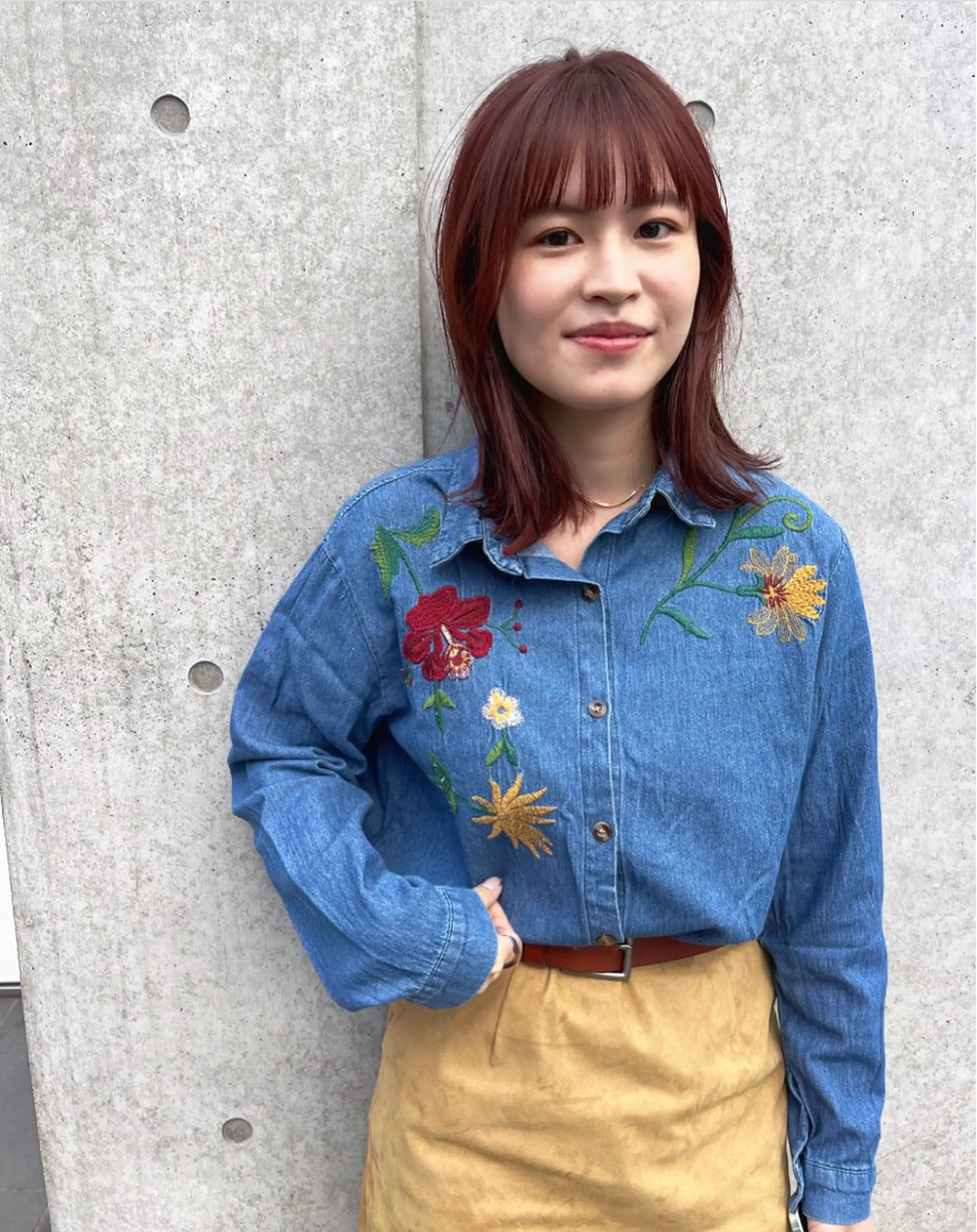 ミディアム カラー GO TODAY SHAiRE SALON表参道Polaris店所属・暖色カラー/ピンク カラー/HARUKAのヘアスタイル