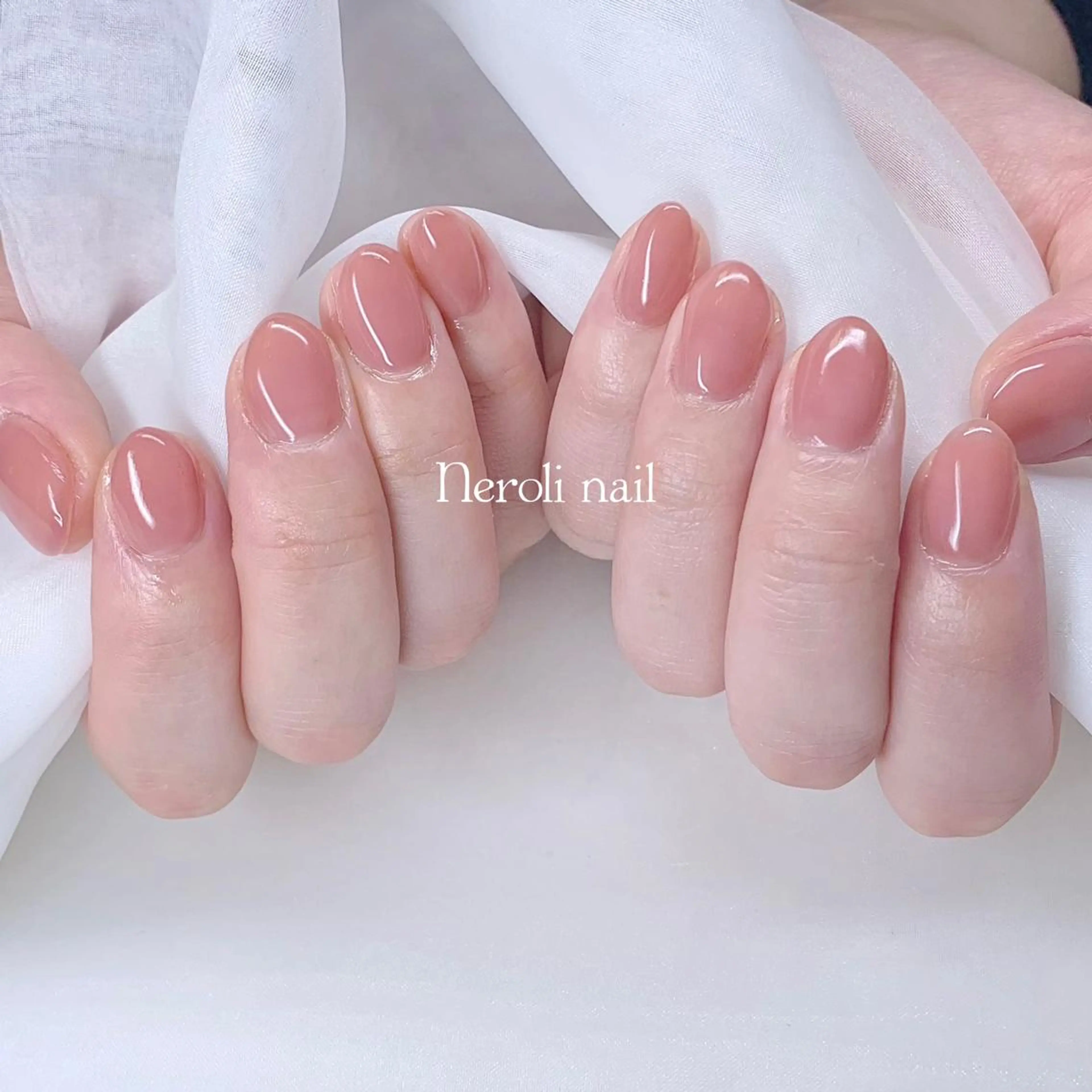 ネイル ワンカラーネイル Neroli nailのネイルデザイン