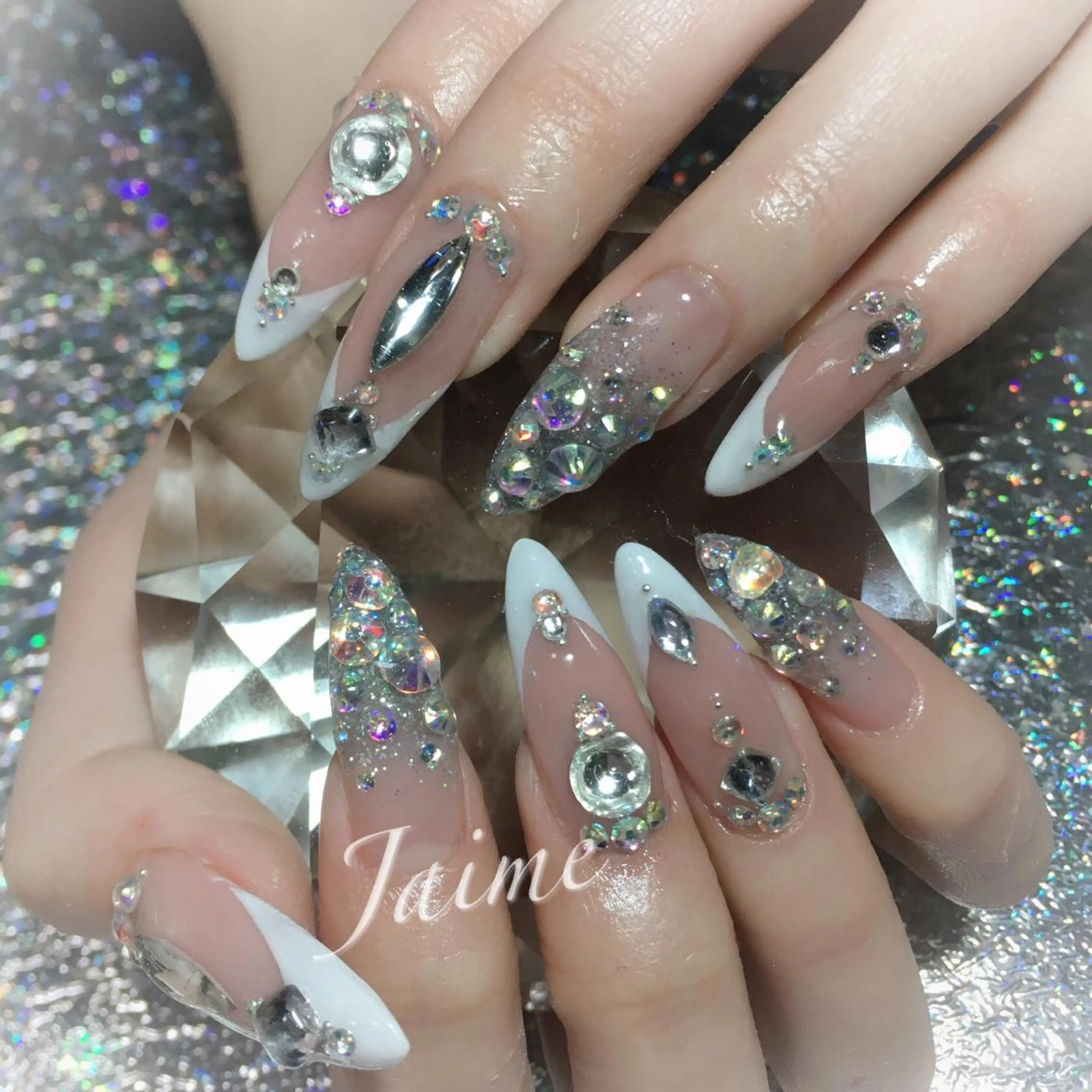 セミロング ネイル Jaime Yuiのネイルデザイン