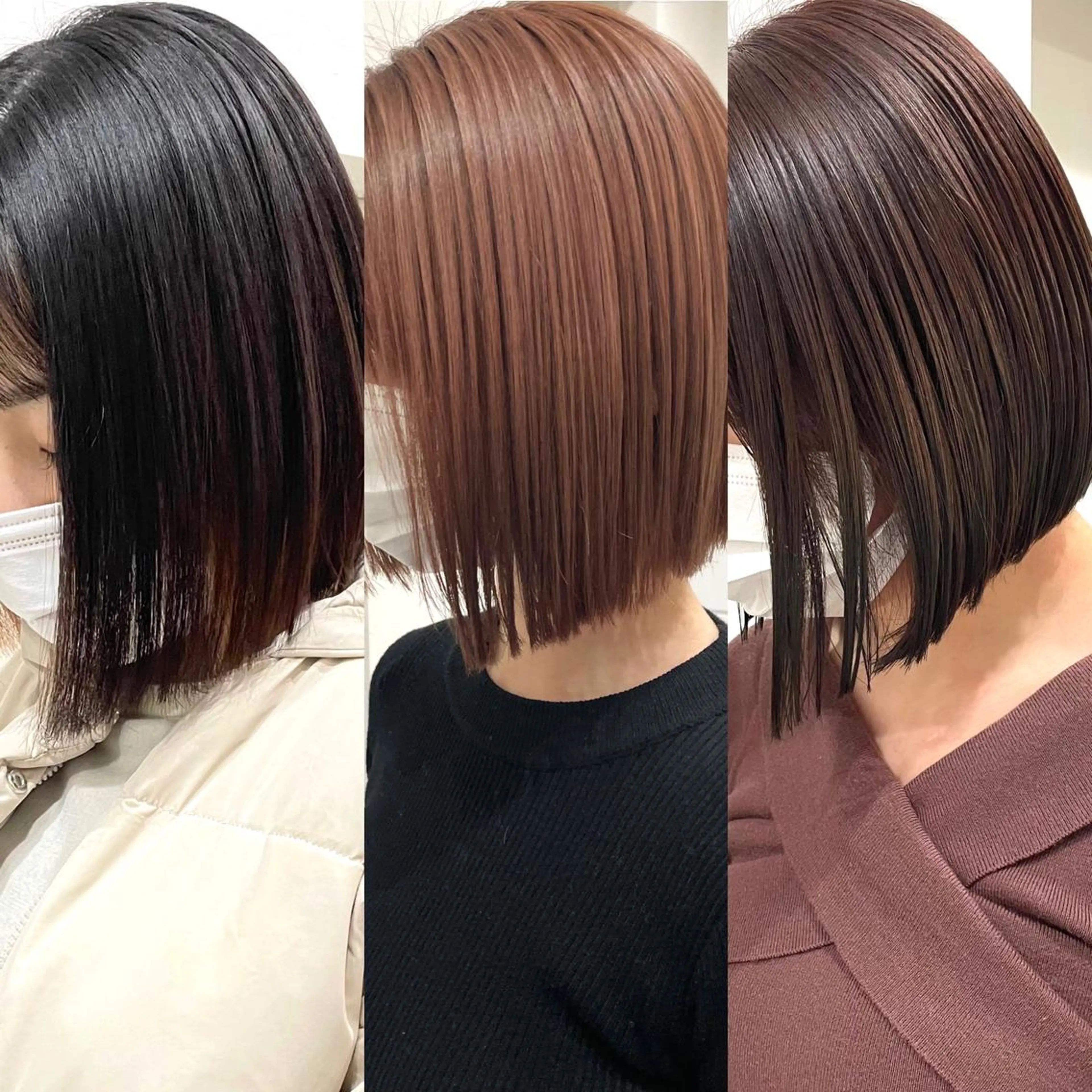 ショート カラー 髪質改善 中川　翔のヘアスタイル