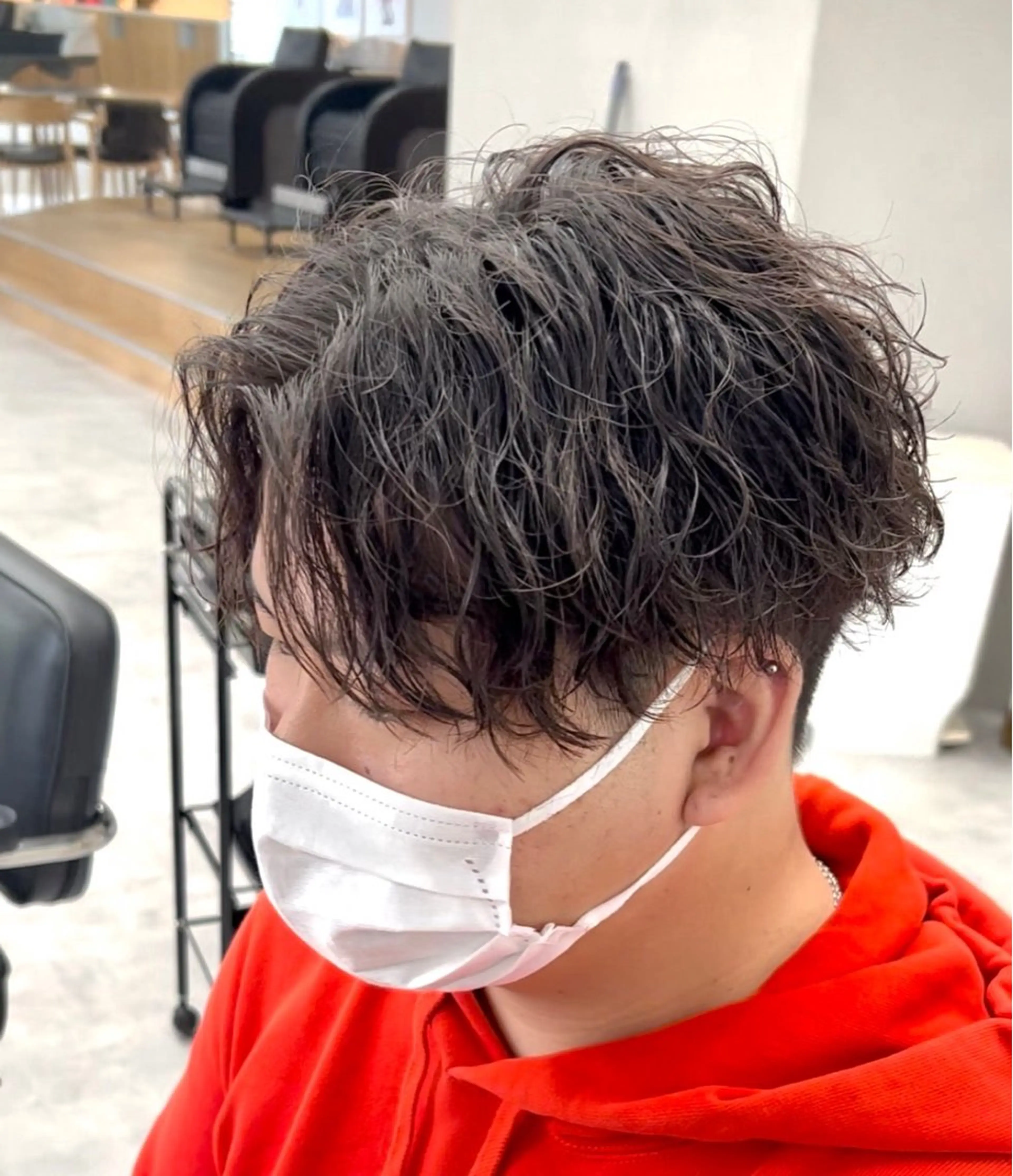 パーマ メンズ カット パーマ メンズパーマ/新潟/ 万代／田崎亮🌟のヘアスタイル