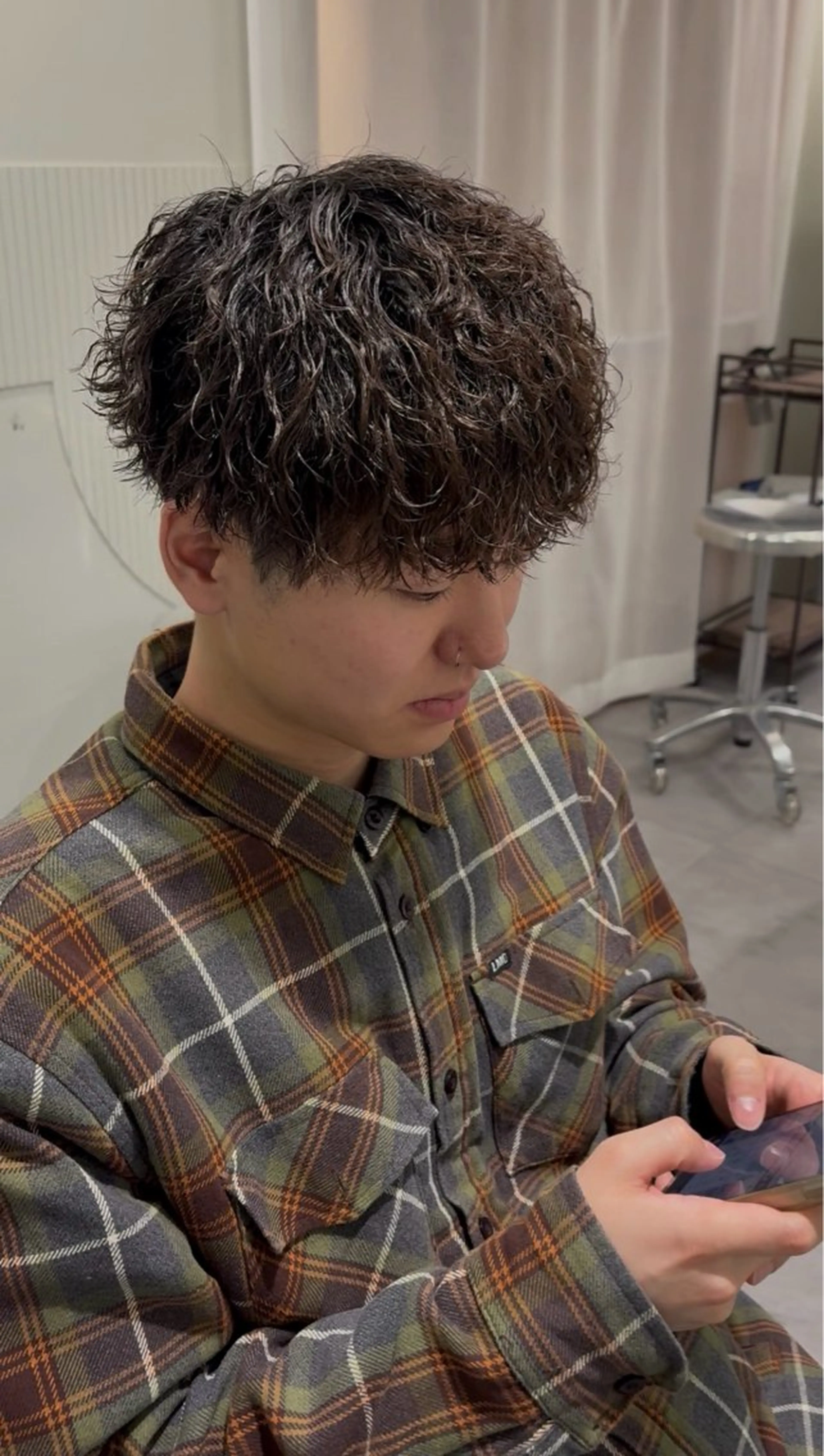 ショート パーマ メンズ 【メンズ特化】 メンズパーマ/雄斗のヘアスタイル