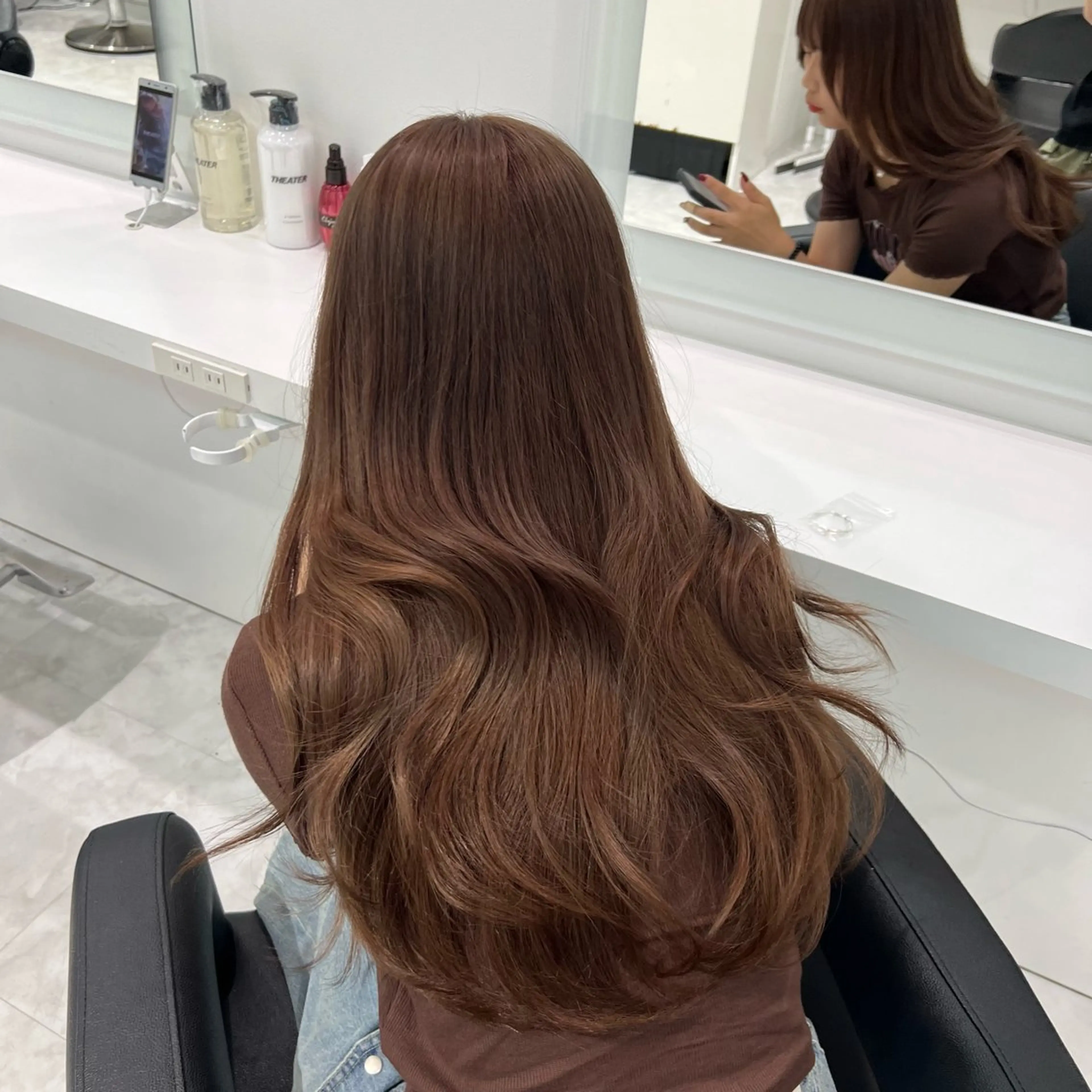 セミロング カラー 🐺韓国風メンズ特化 あさひ🐺のヘアスタイル