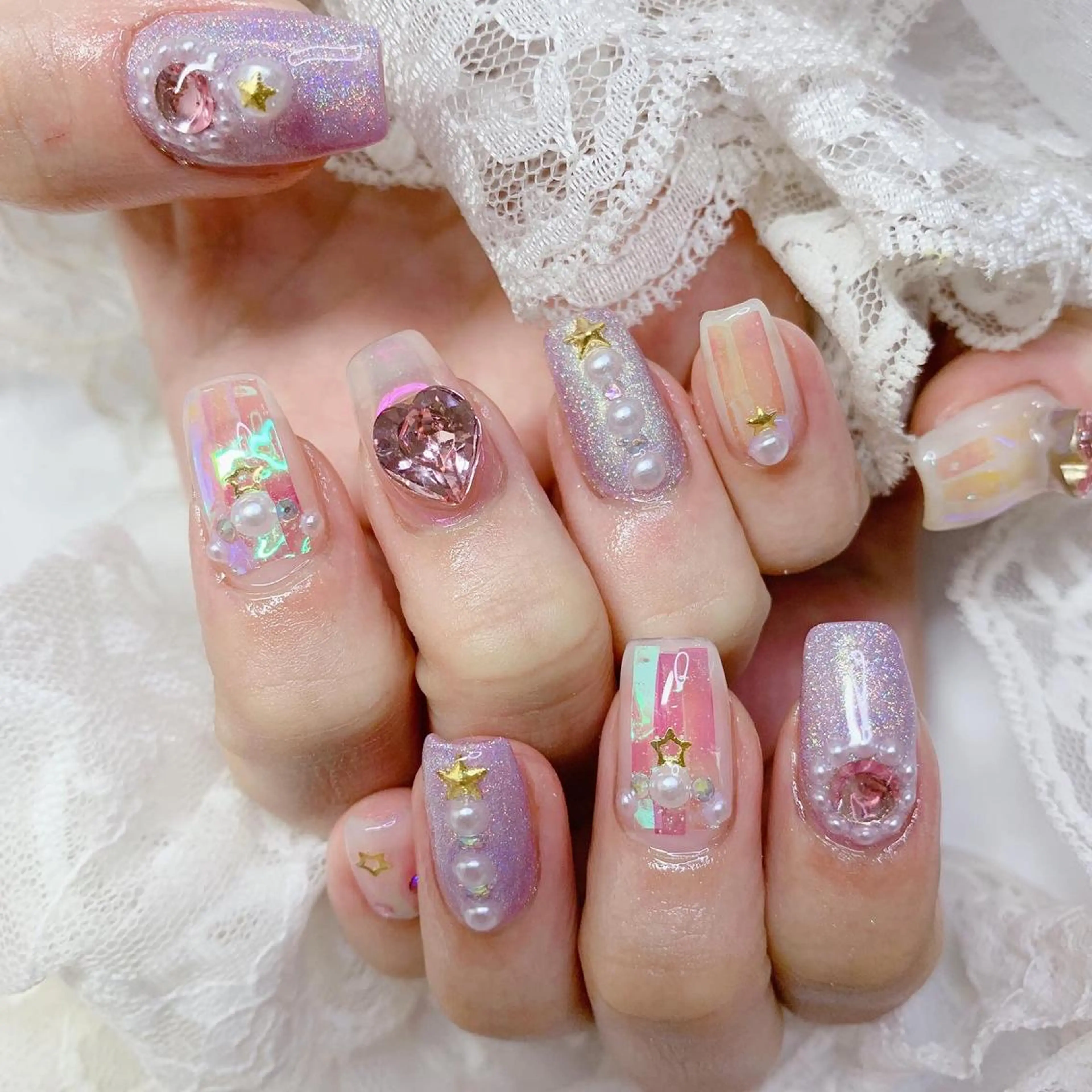 ネイル ハンドネイル La neige* yuki 🐩🌙のネイルデザイン