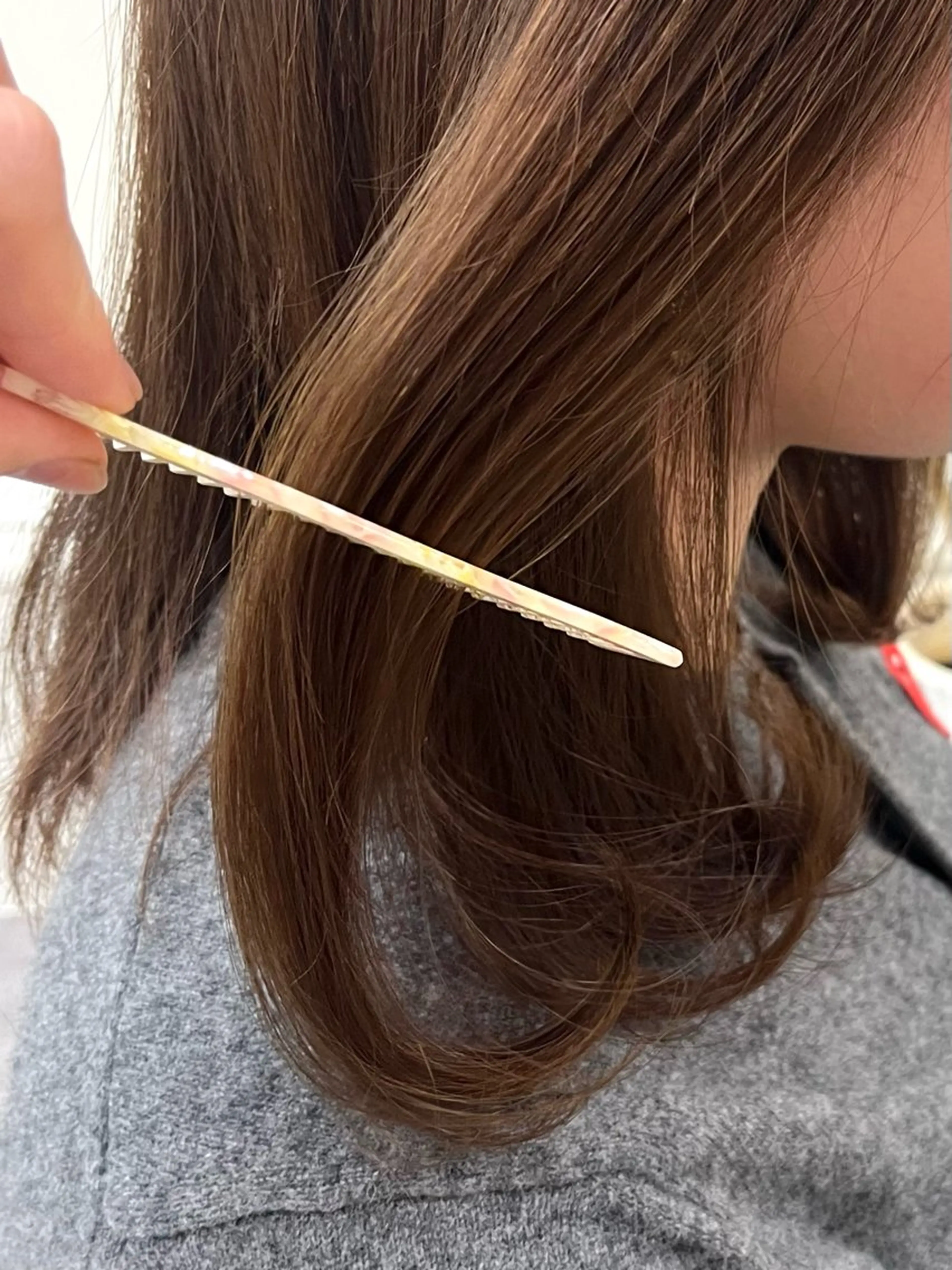 ミディアム カラー 透明感カラー🌼 沙奈のヘアスタイル