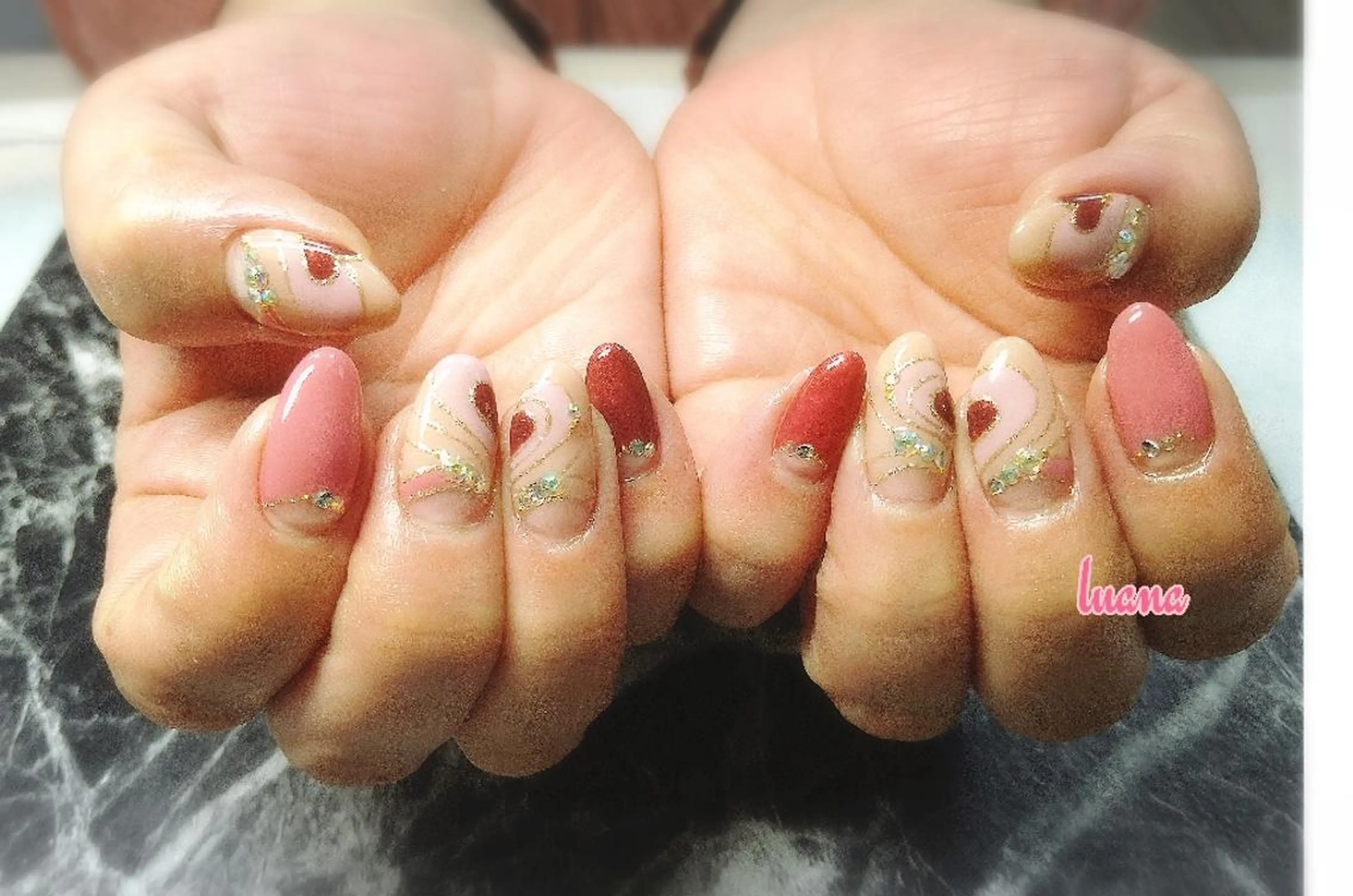 ネイル ハンドネイル LUANA  TAKAHASHIのネイルデザイン