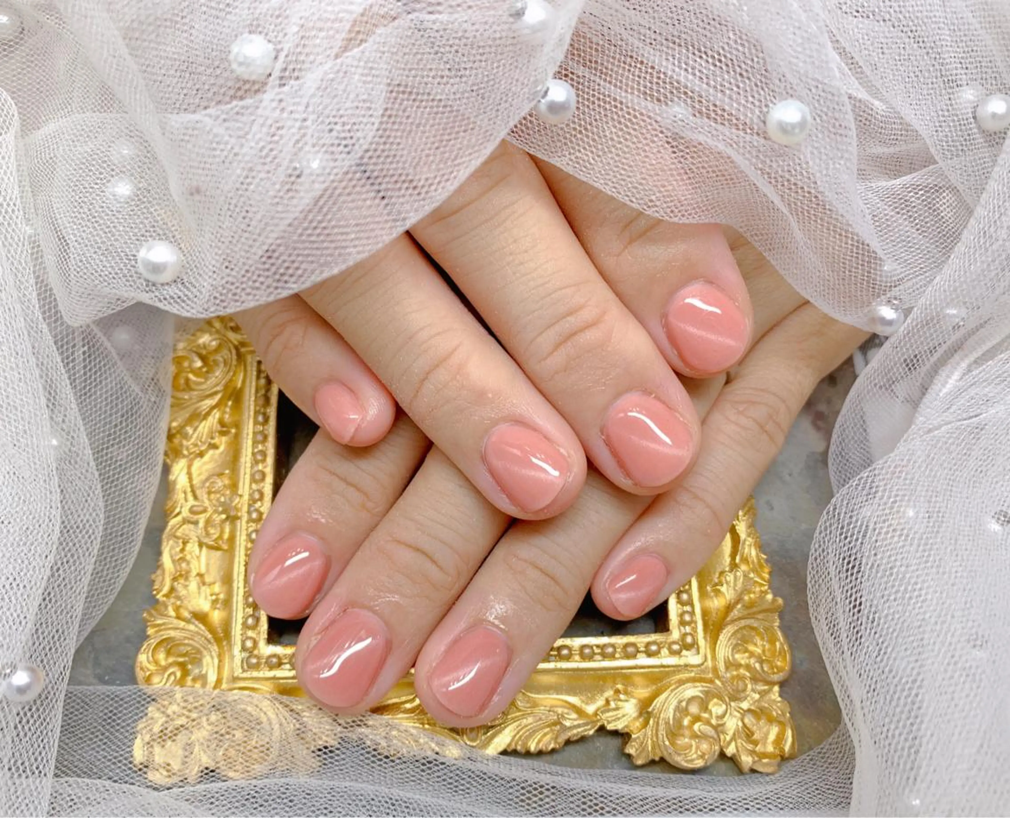 ネイル ハンドネイル マジック ミラーのネイルデザイン