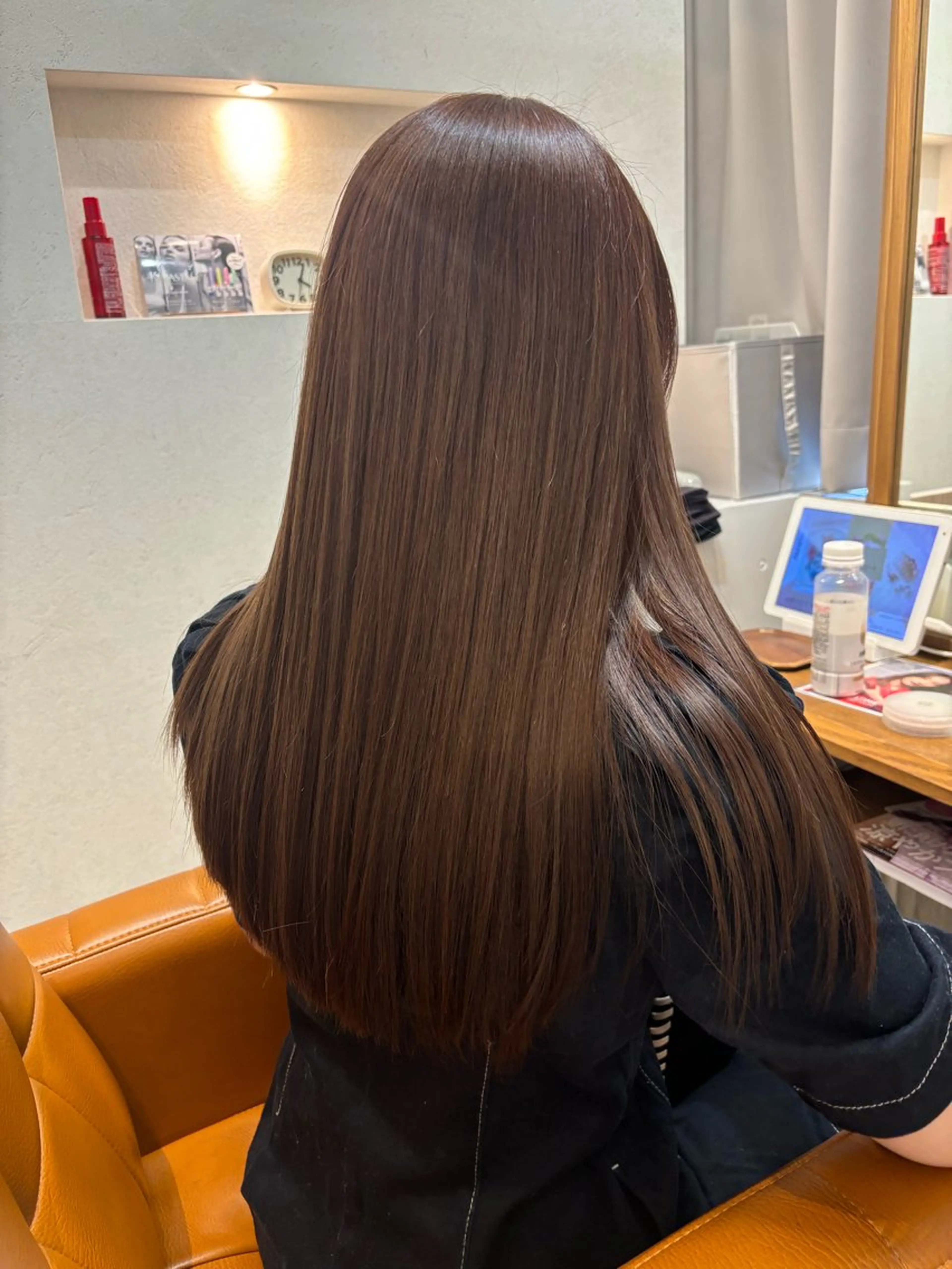 ロング カラー カット ヘアカラー トリートメント 【完全個室】髪質改善 暖色カラー/山崎唯奈のヘアスタイル