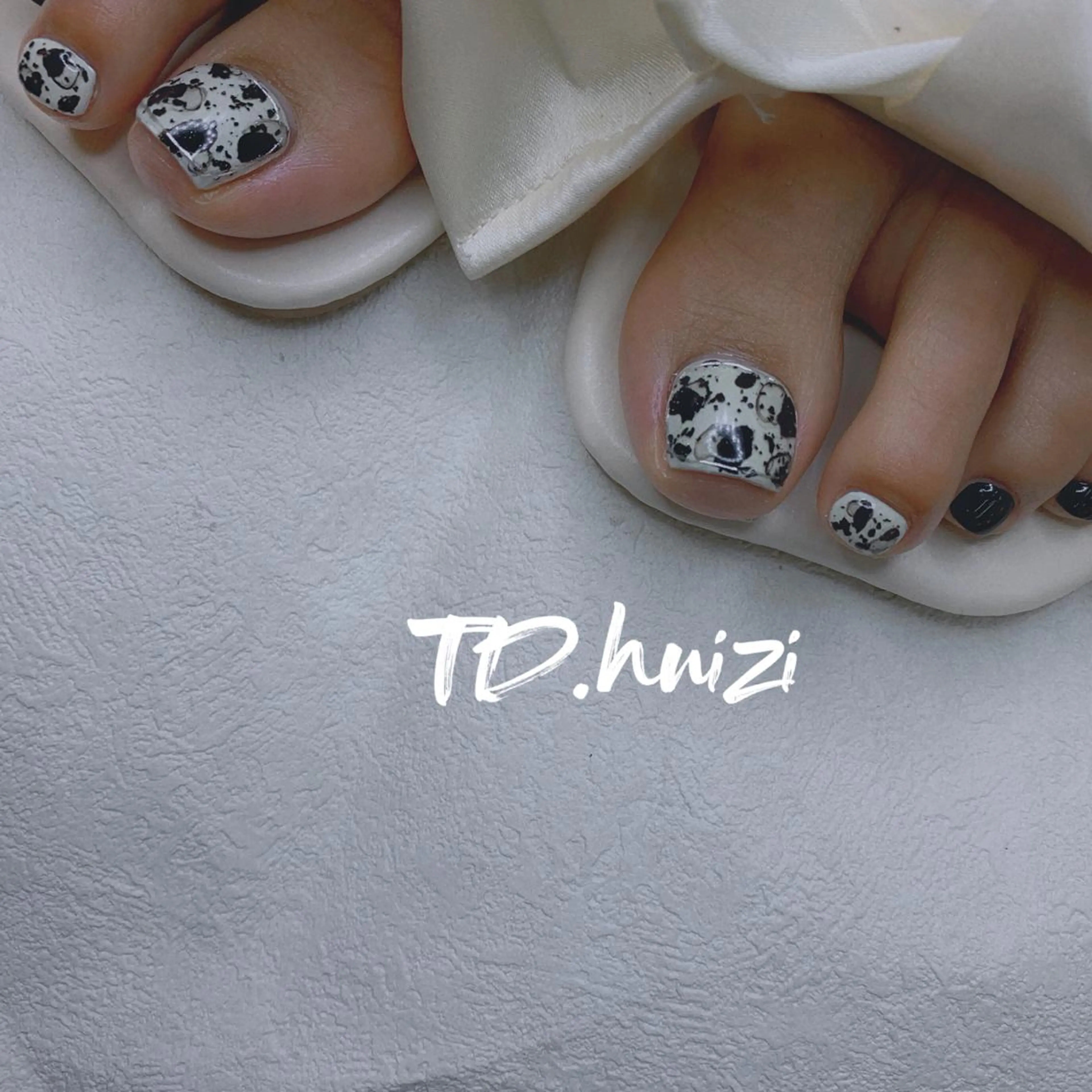 ショート めぐみのネイルサロン スタッフ練習のネイルデザイン