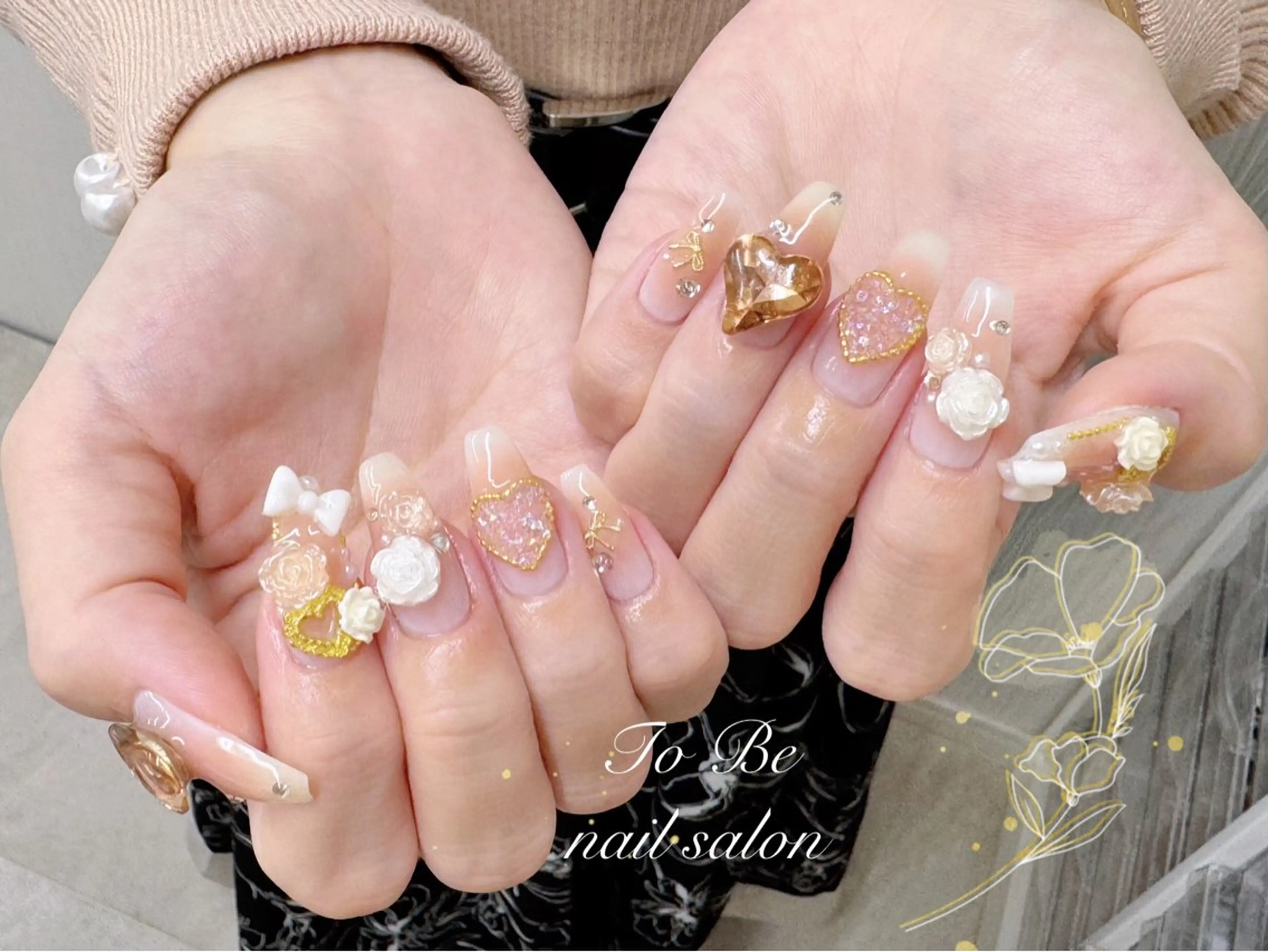 ネイル ハンドネイル Nail Salon To Be珈月のネイルデザイン